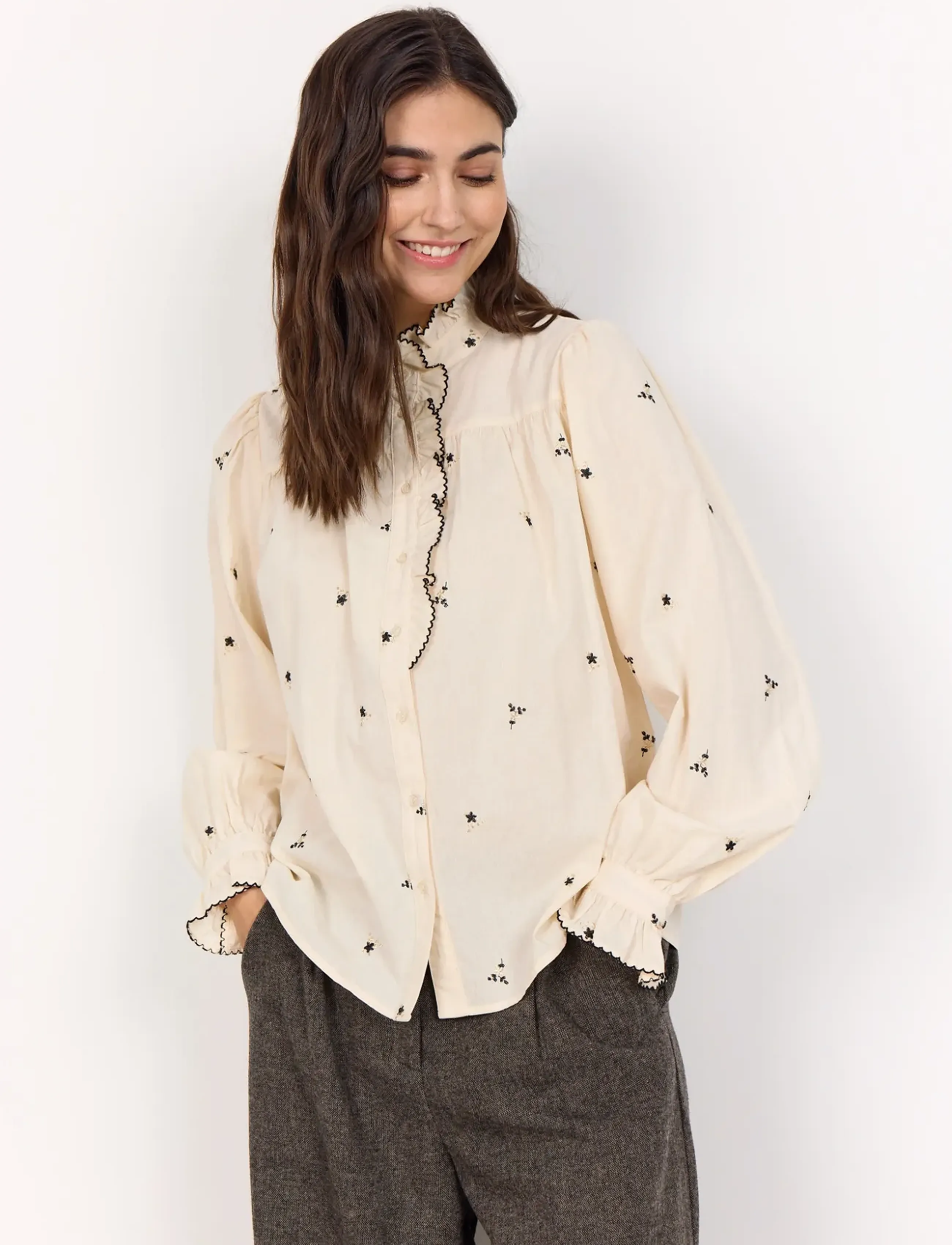 Soyaconcept SC-VIBEN - Hemden - 1620 CREAM COMBI / cream