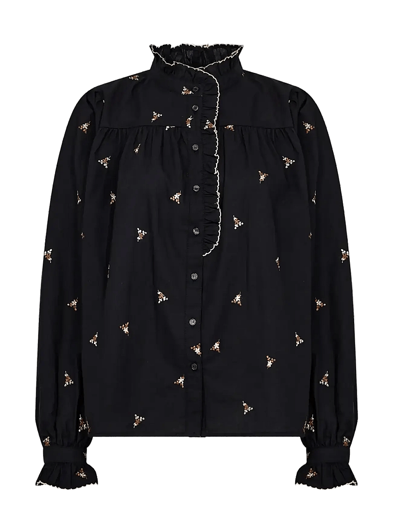 Soyaconcept - SC-VIBEN - pikkade varrukatega särgid - 9999 black combi - 1