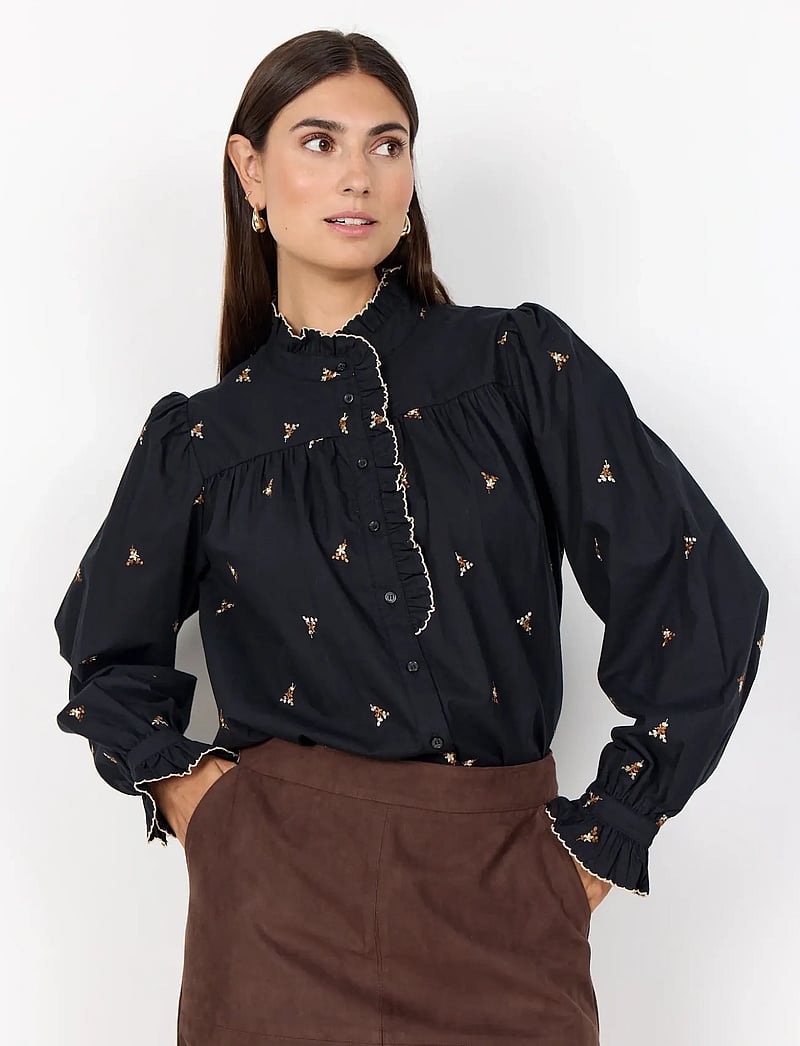 Soyaconcept - SC-VIBEN - pikkade varrukatega särgid - 9999 black combi - 0