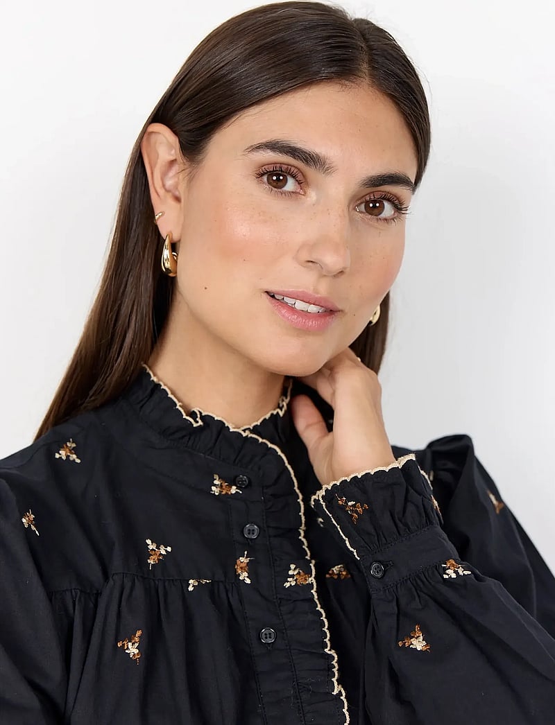 Soyaconcept - SC-VIBEN - pikkade varrukatega särgid - 9999 black combi - 5