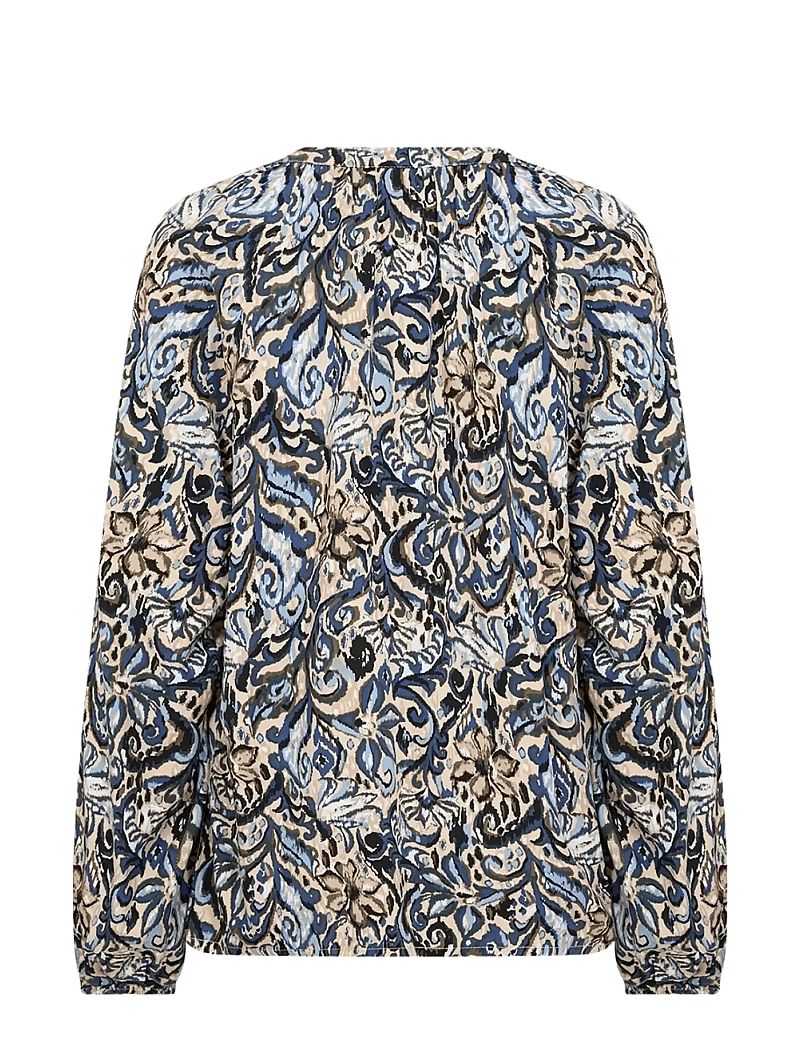 Soyaconcept - SC-VAVA - langärmlige blusen - 6832c estate blue combi - 2