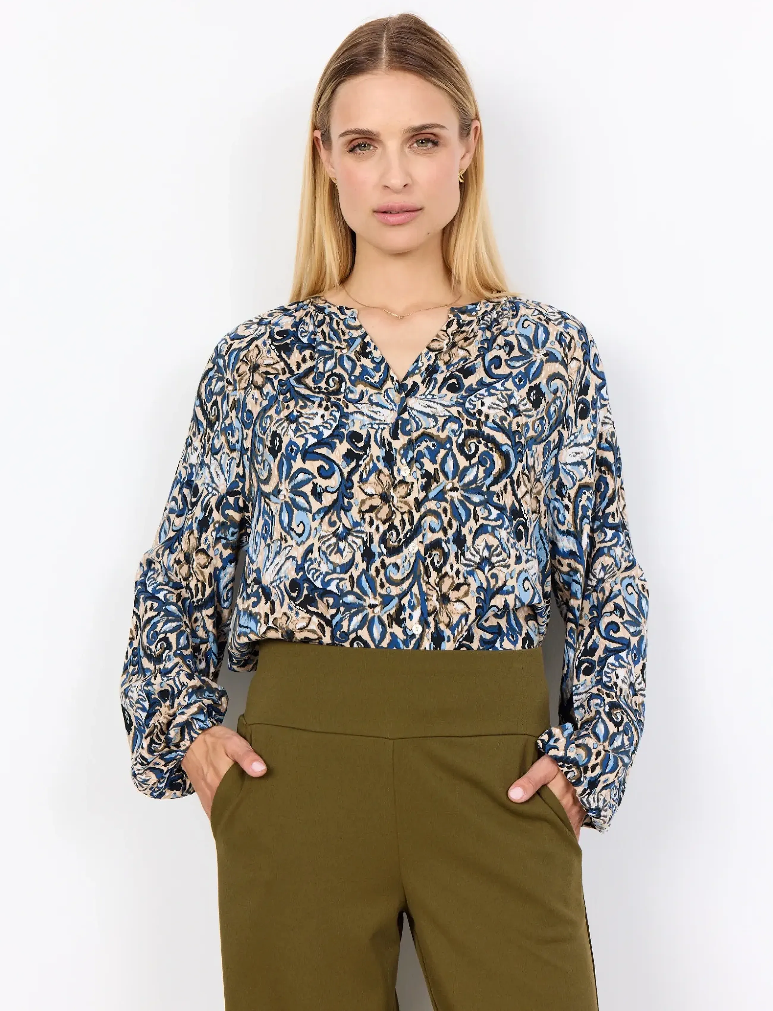 Soyaconcept SC-VAVA - Blusen - 6832C ESTATE BLUE COMBI / navy