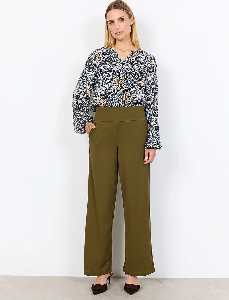 Soyaconcept - SC-VAVA - langärmlige blusen - 6832c estate blue combi - 4