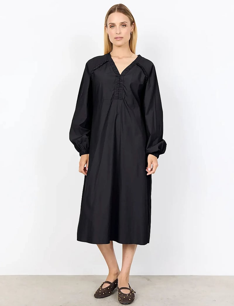 Soyaconcept - SC-NETTI - midi kjoler - 9999 black - 4