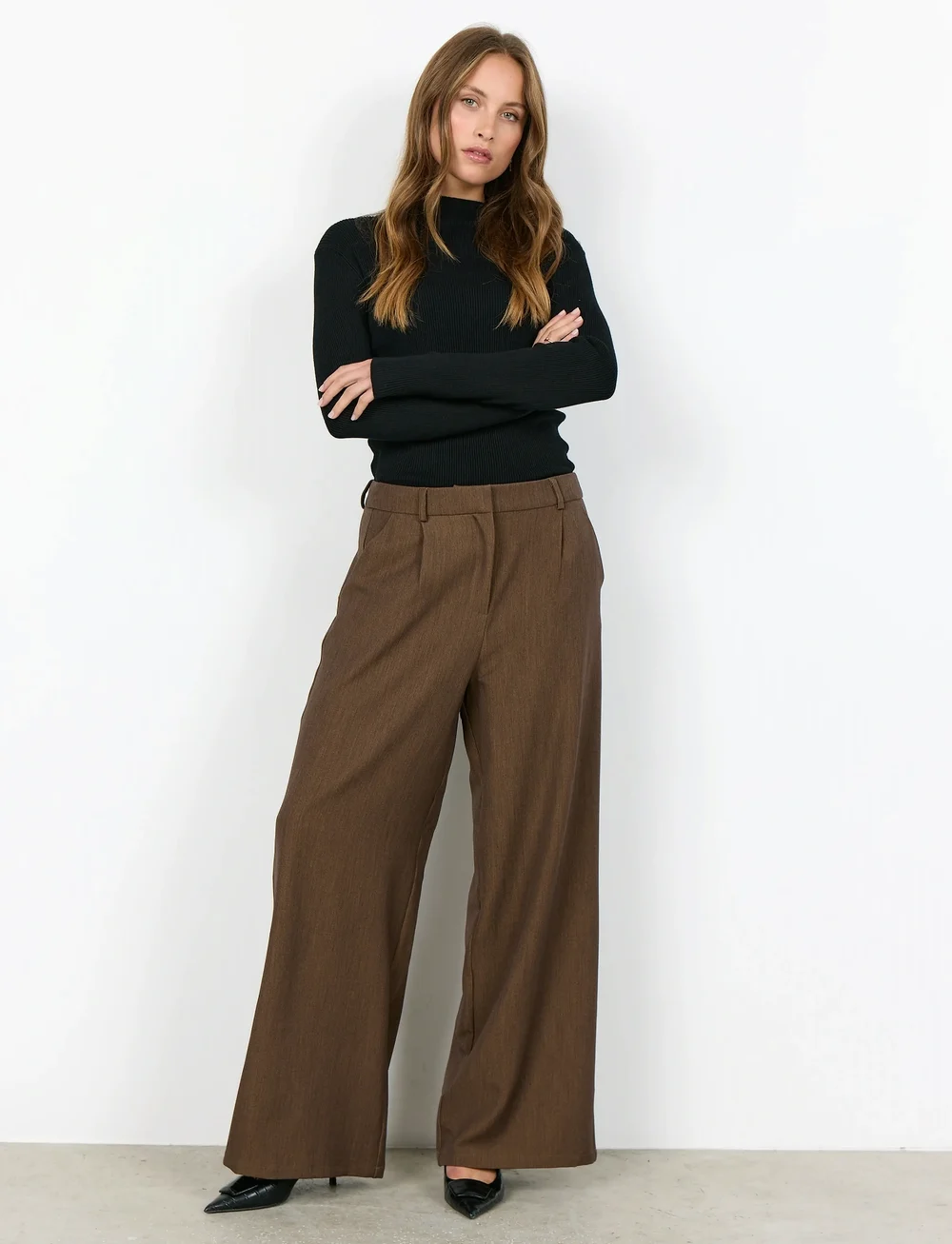 Soyaconcept - SC-ANN - pantalons habillés - 98710 toffee melange - 0