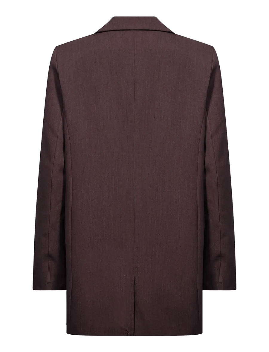 Soyaconcept - SC-ANN - einreihige blazer - 98980 chocolate plum melange - 2