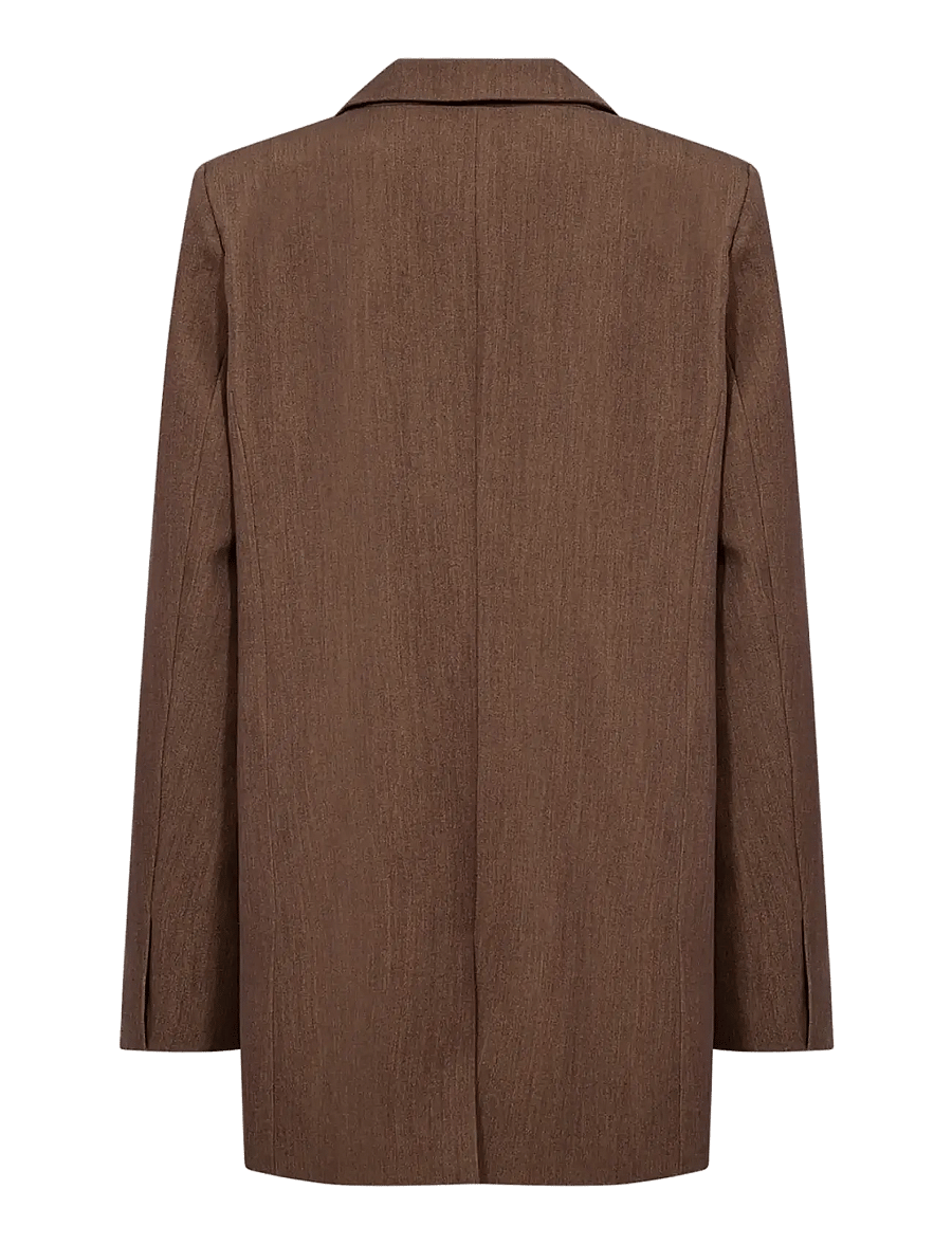 Soyaconcept - SC-ANN - Ühes joones nööpidega bleiserid - 98710 toffee melange - 2