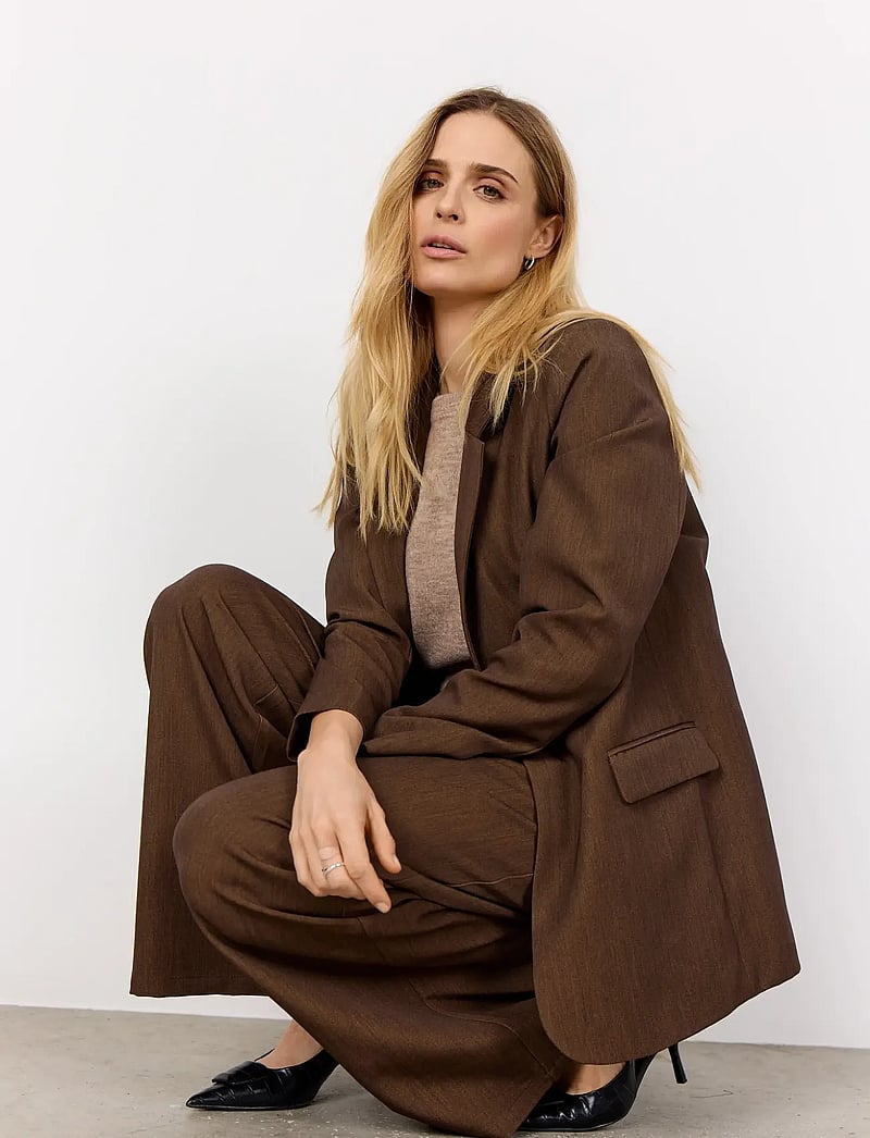 Soyaconcept - SC-ANN - einreihige blazer - 98710 toffee melange - 0