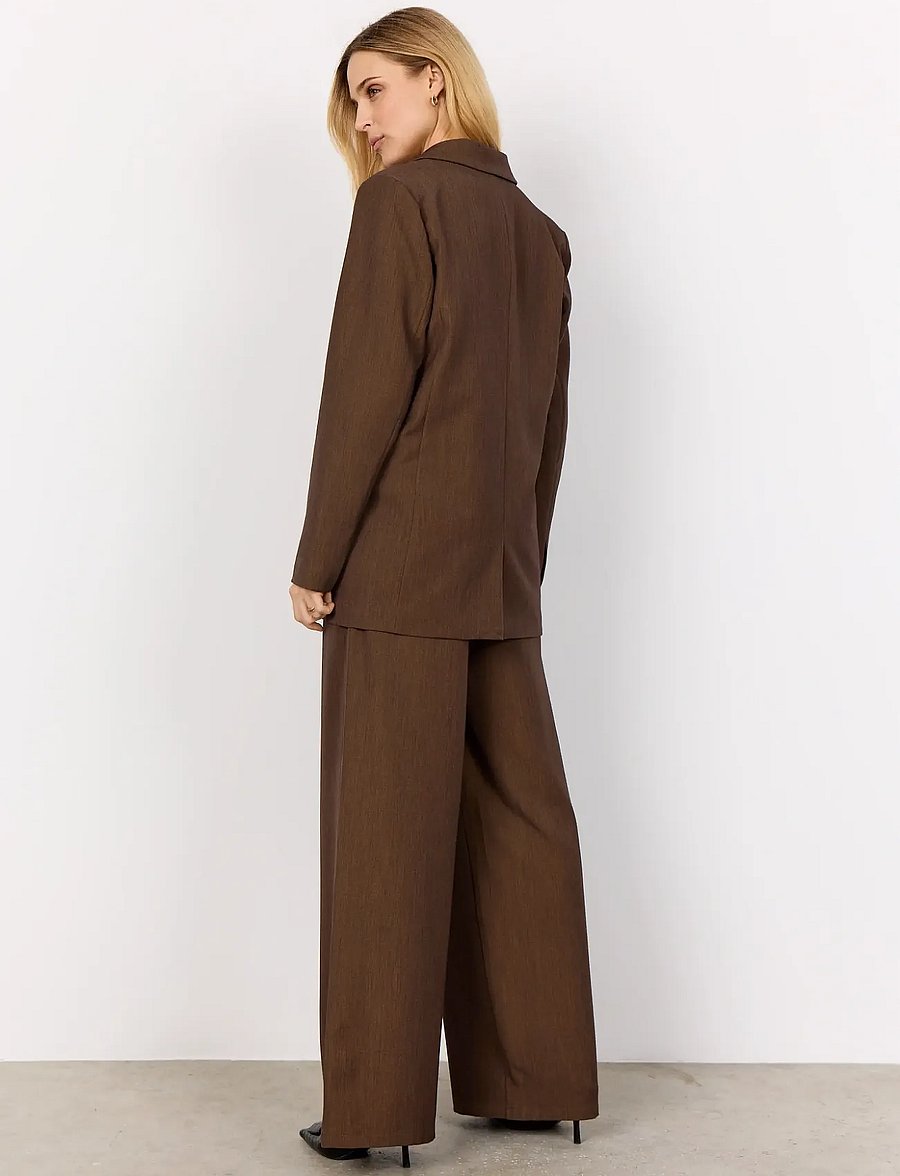 Soyaconcept - SC-ANN - Ühes joones nööpidega bleiserid - 98710 toffee melange - 5
