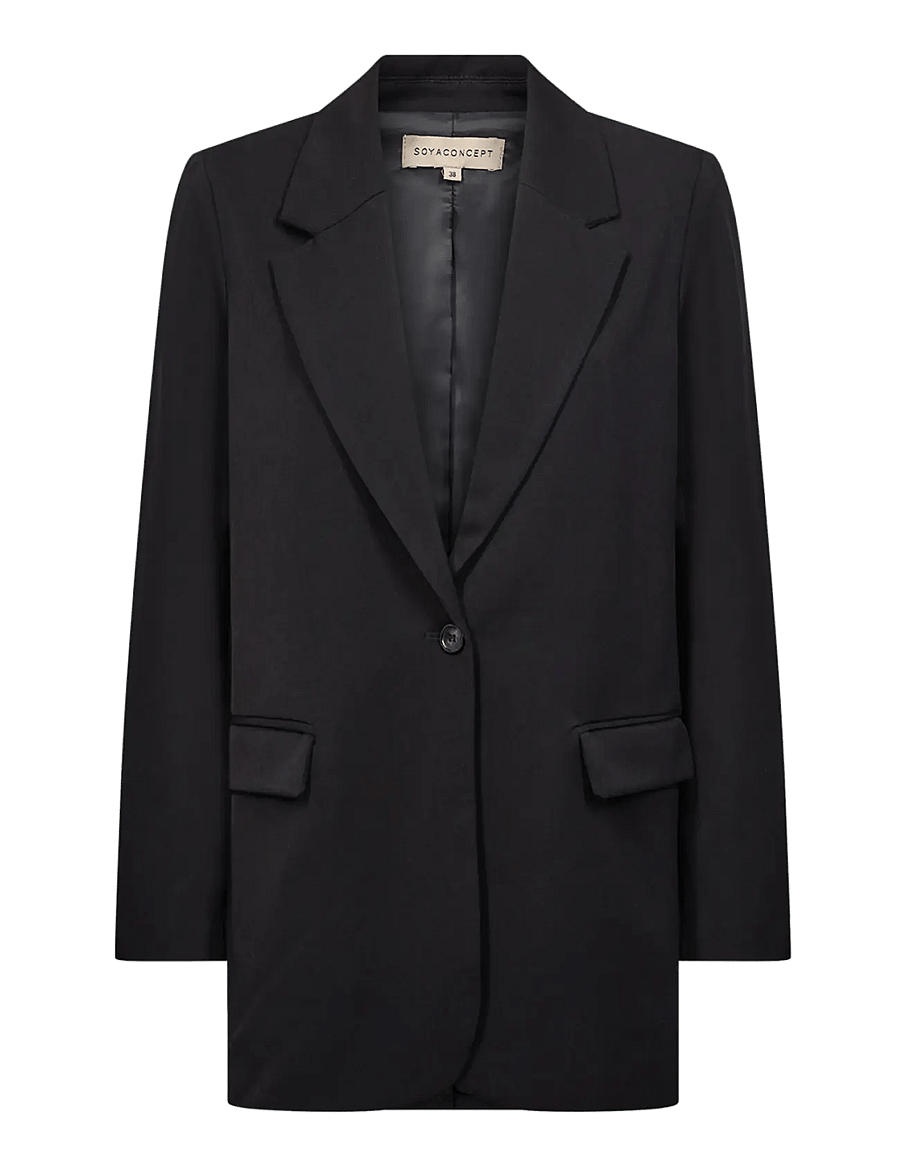 Soyaconcept - SC-ANN - einreihige blazer - 9999 black - 1