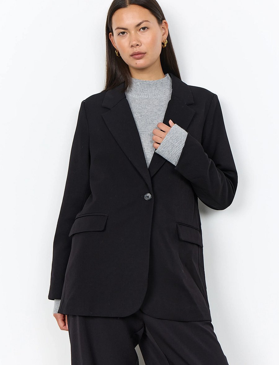 Soyaconcept - SC-ANN - einreihige blazer - 9999 black - 0