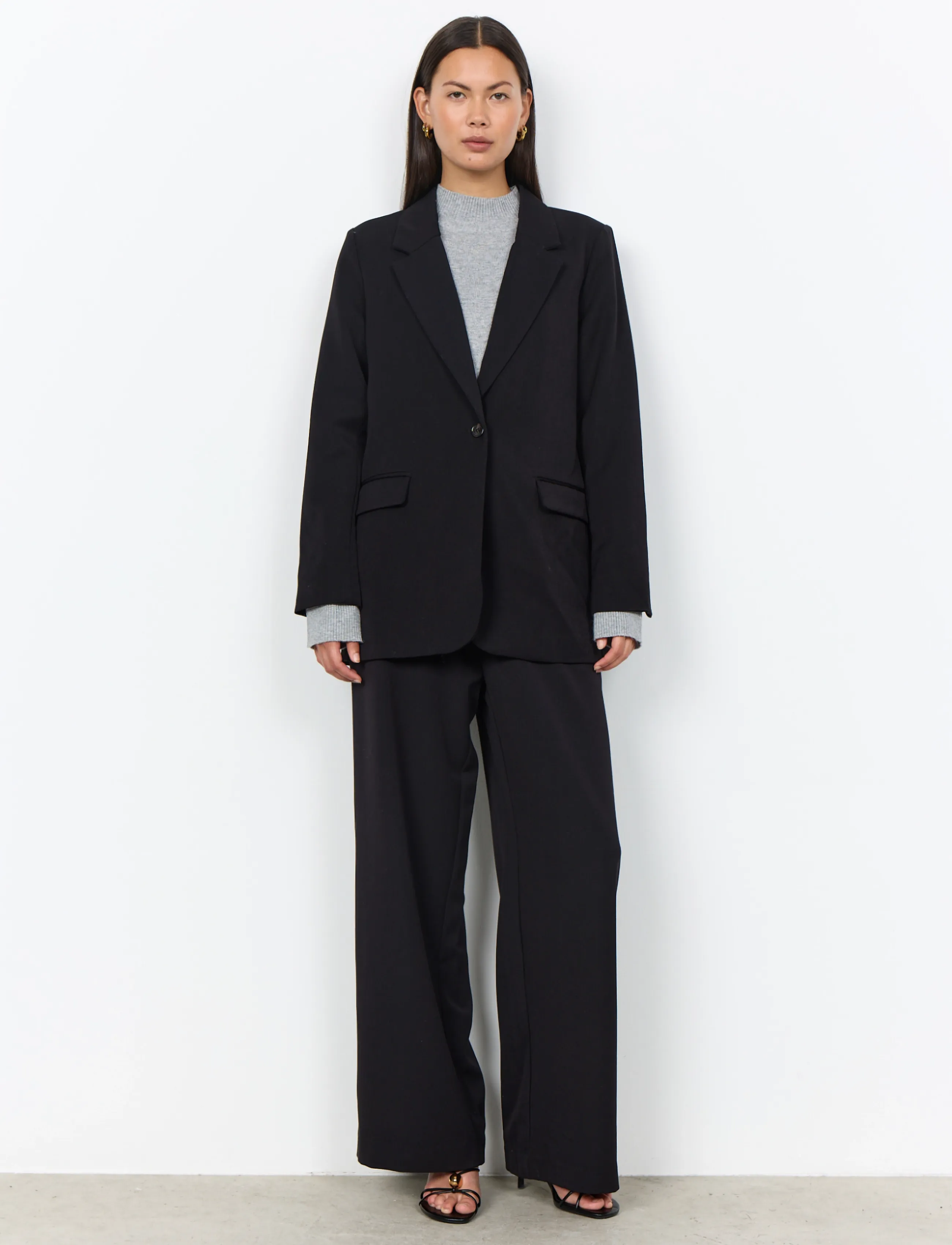 Soyaconcept - SC-ANN - einreihige blazer - 9999 black - 4