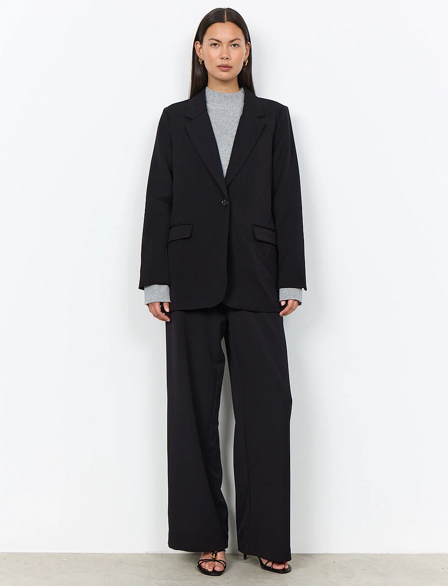 Soyaconcept - SC-ANN - einreihige blazer - 9999 black - 4