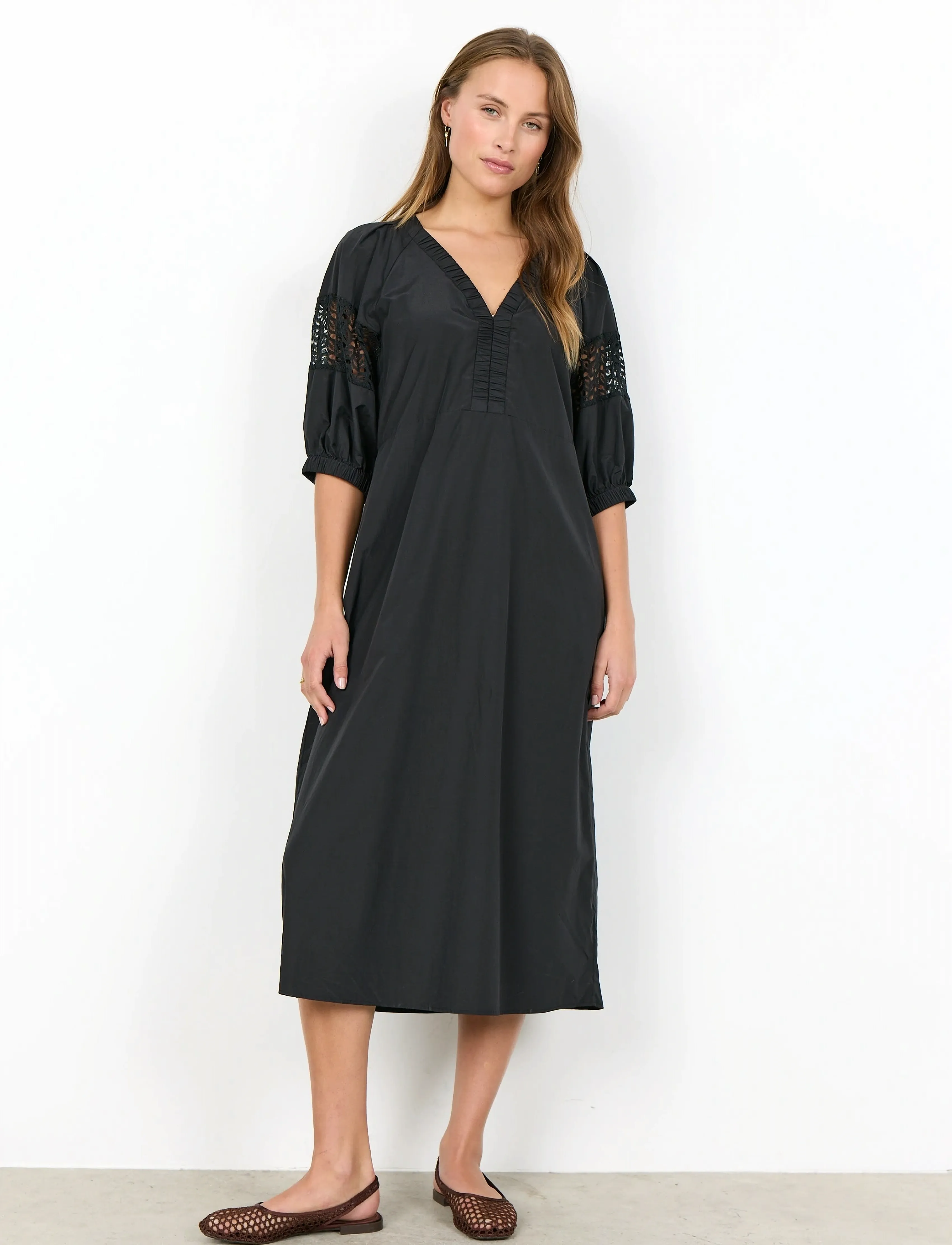 Soyaconcept - SC-NETTI - maxi kjoler - 9999 black - 3