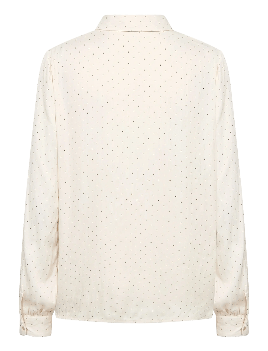 Soyaconcept - SC-ALAINE - langærmede bluser - 1620 cream combi - 2