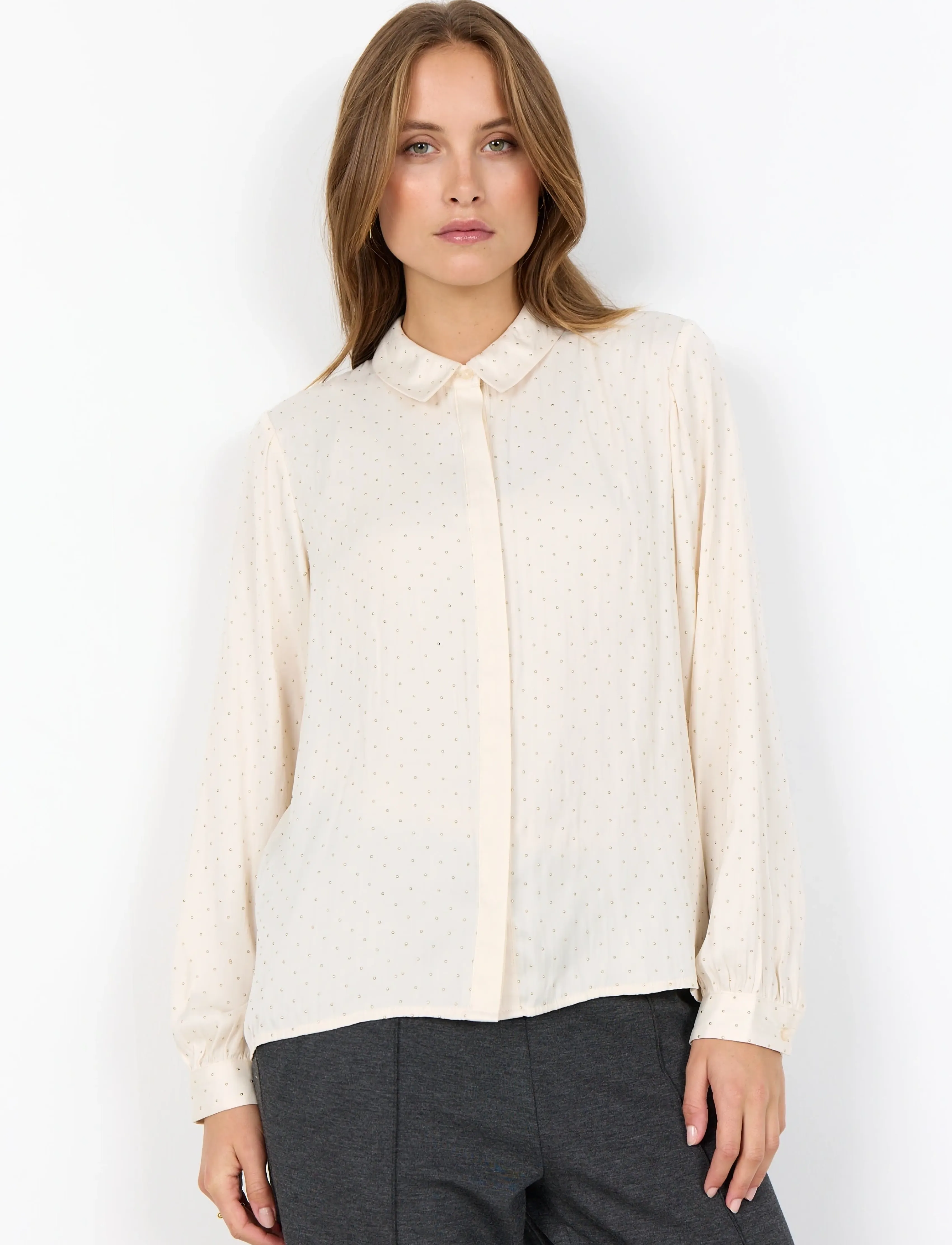 Soyaconcept SC-ALAINE - Blusar & Skjortor - 1620 CREAM COMBI / cream