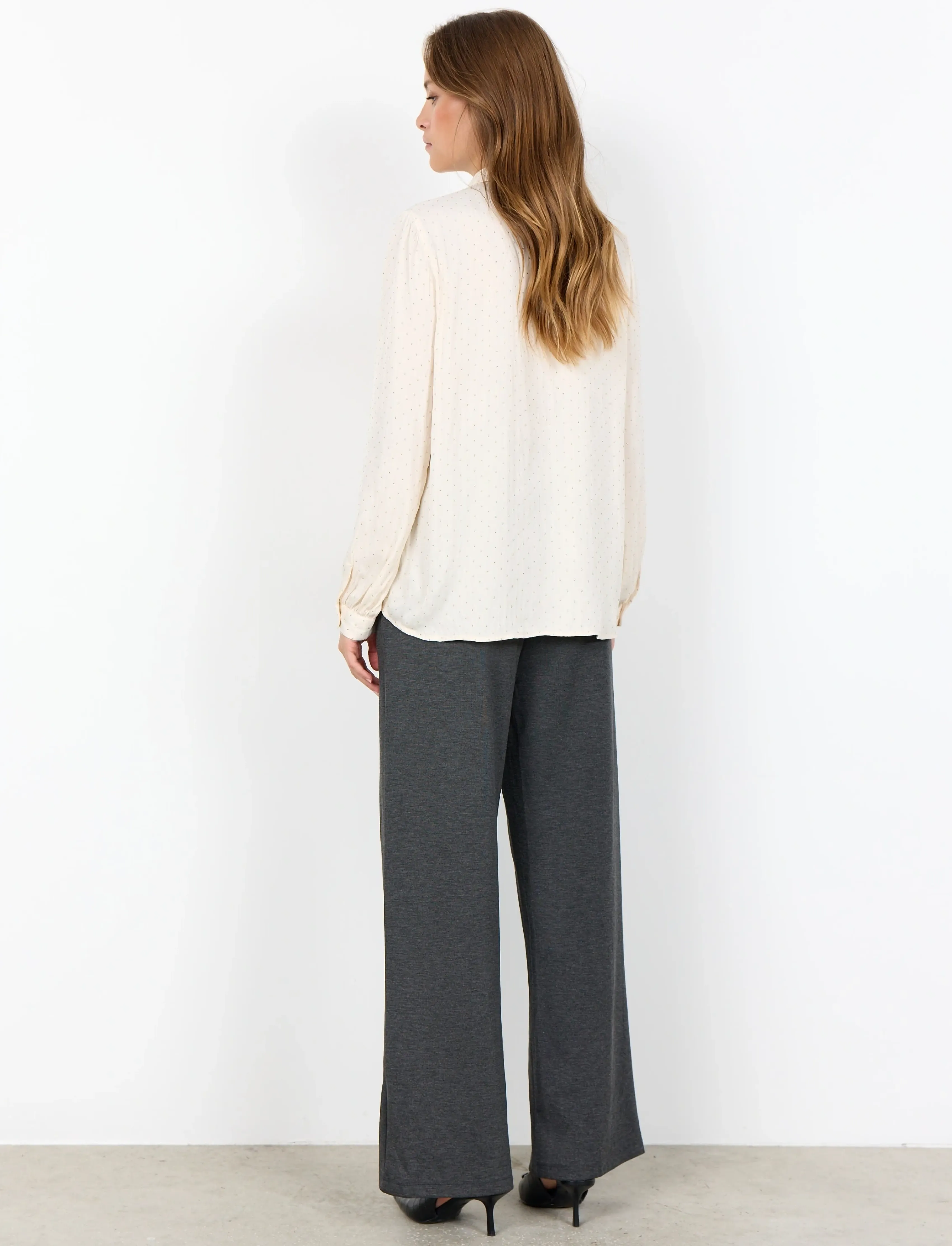 Soyaconcept - SC-ALAINE - blouses à manches longues - 1620 cream combi - 4