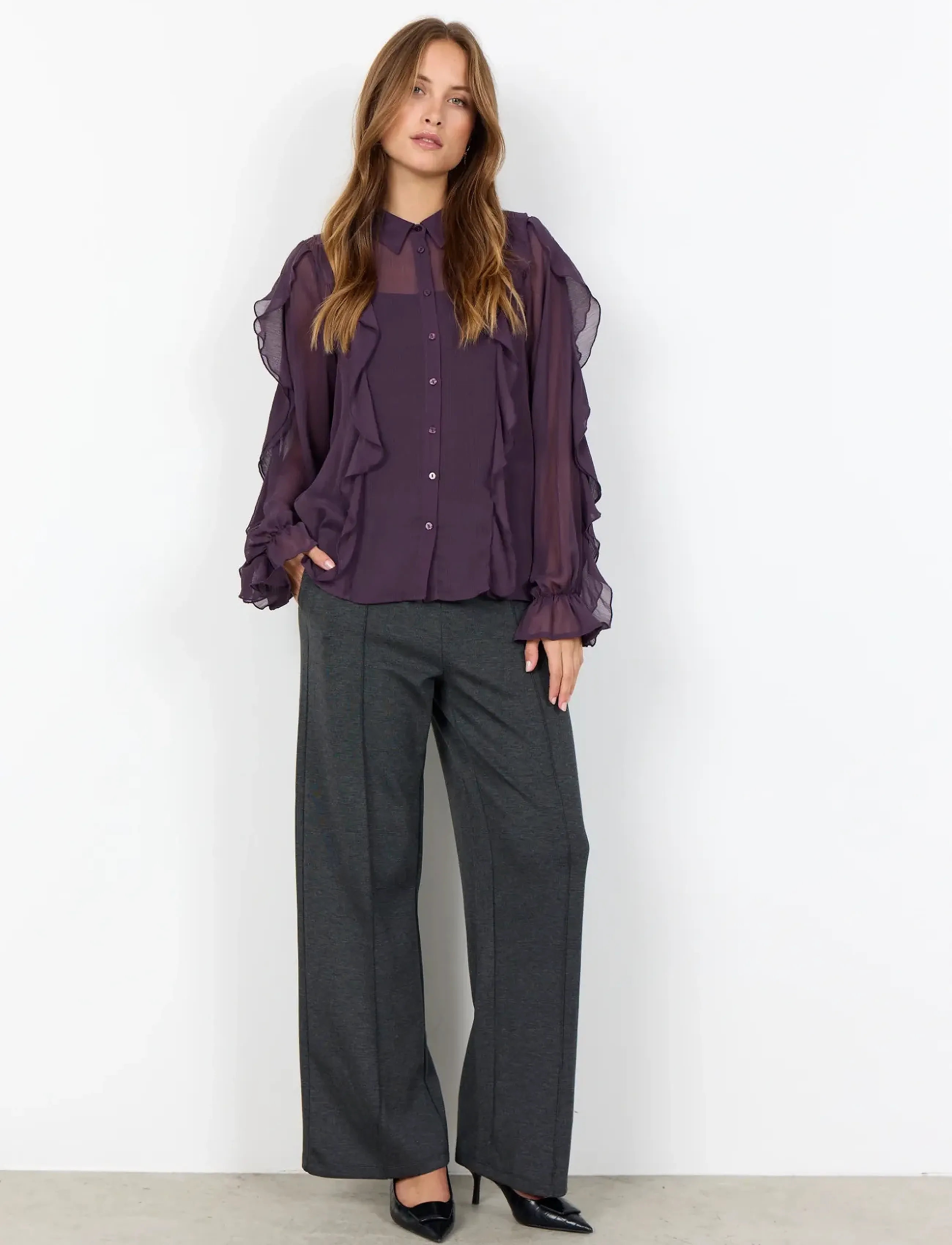 Soyaconcept - SC-NAIA - chemises à manches longues - 5120 plum perfect - 4