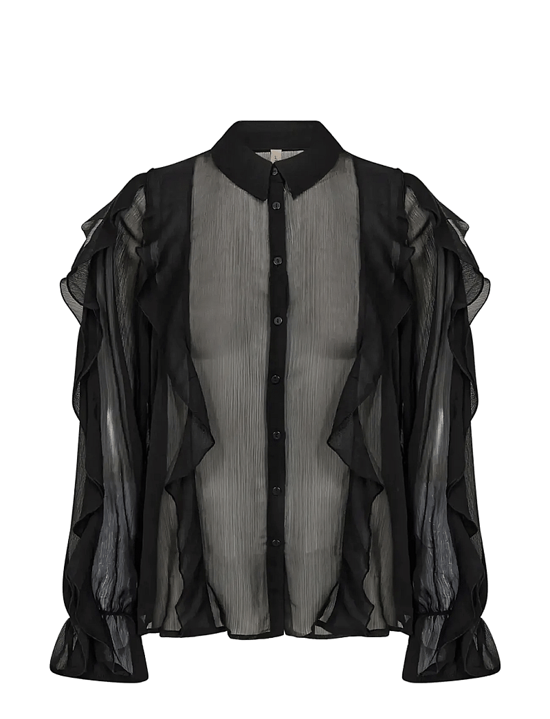 Soyaconcept - SC-NAIA - langärmlige hemden - 9999 black - 1