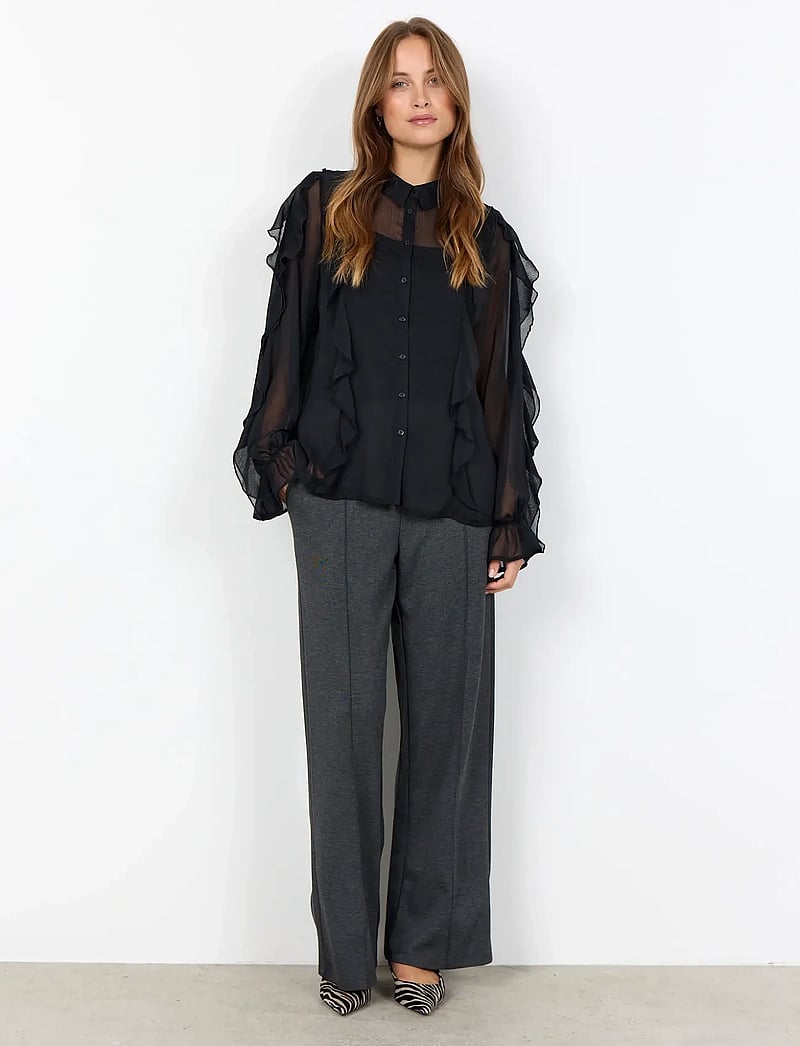 Soyaconcept - SC-NAIA - langärmlige hemden - 9999 black - 3