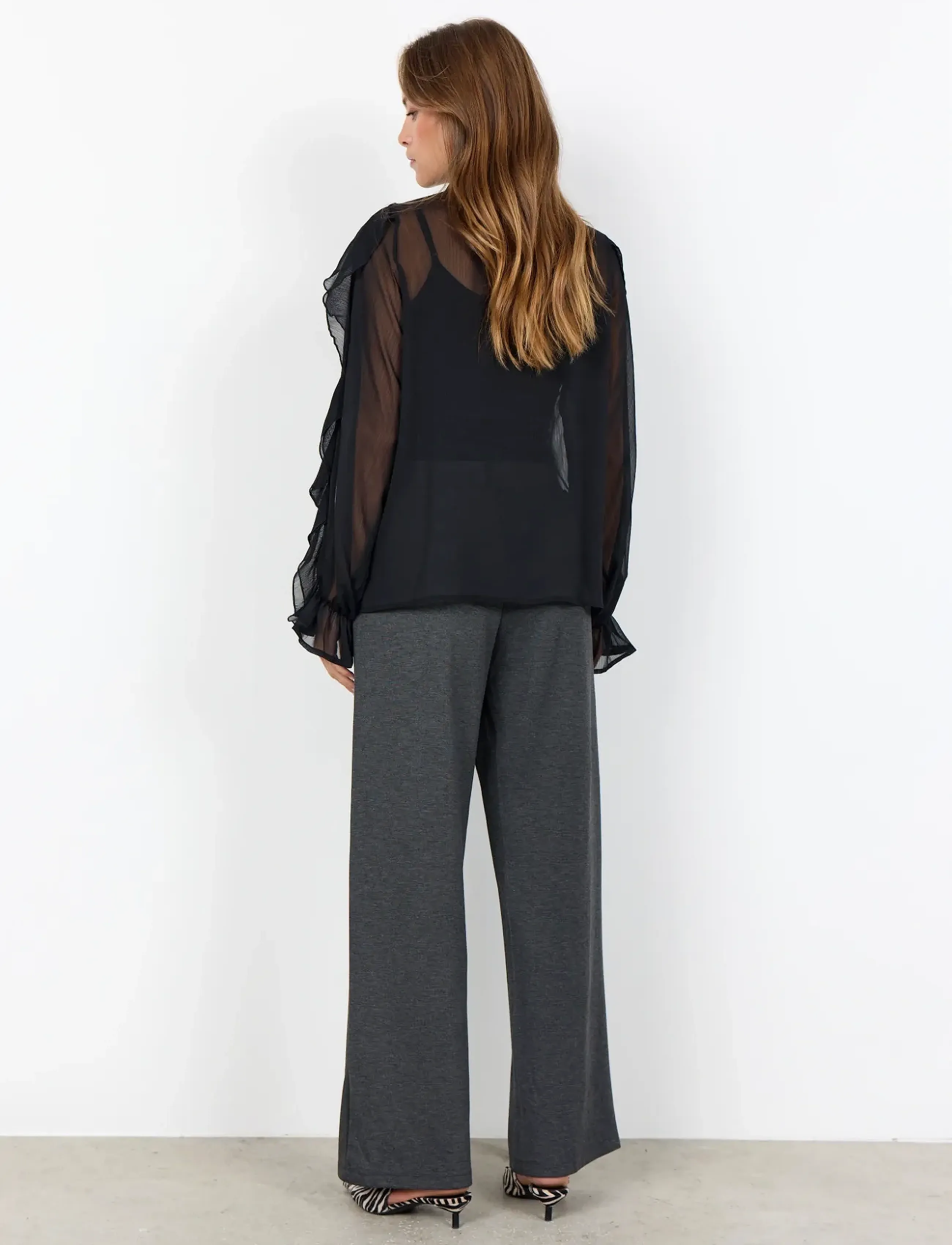 Soyaconcept - SC-NAIA - pikkade varrukatega särgid - 9999 black - 5