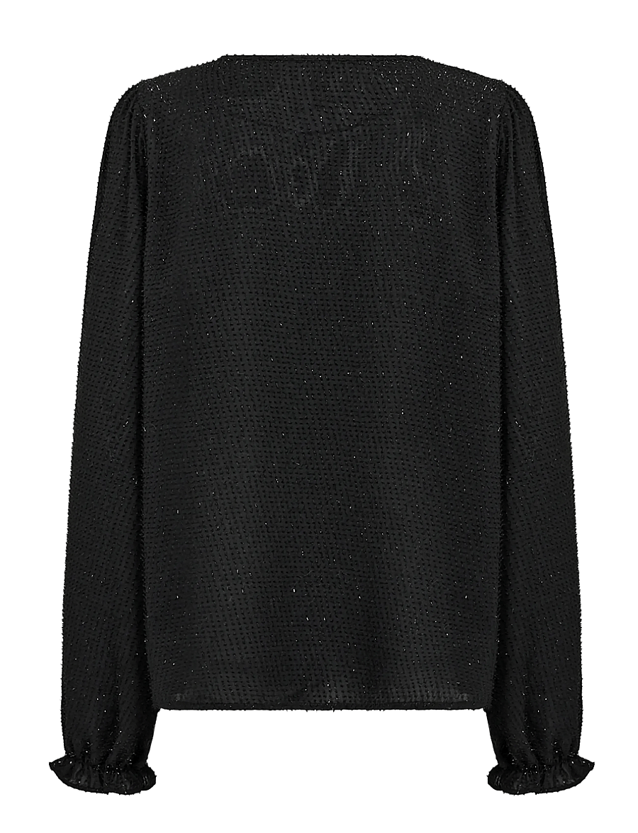 Soyaconcept - SC-ALINEA - langärmelige blusen - 9999 black - 2