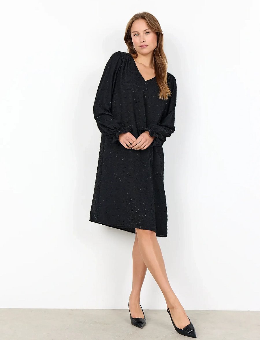 Soyaconcept - SC-ALINEA - midikleider - 9999 black - 4