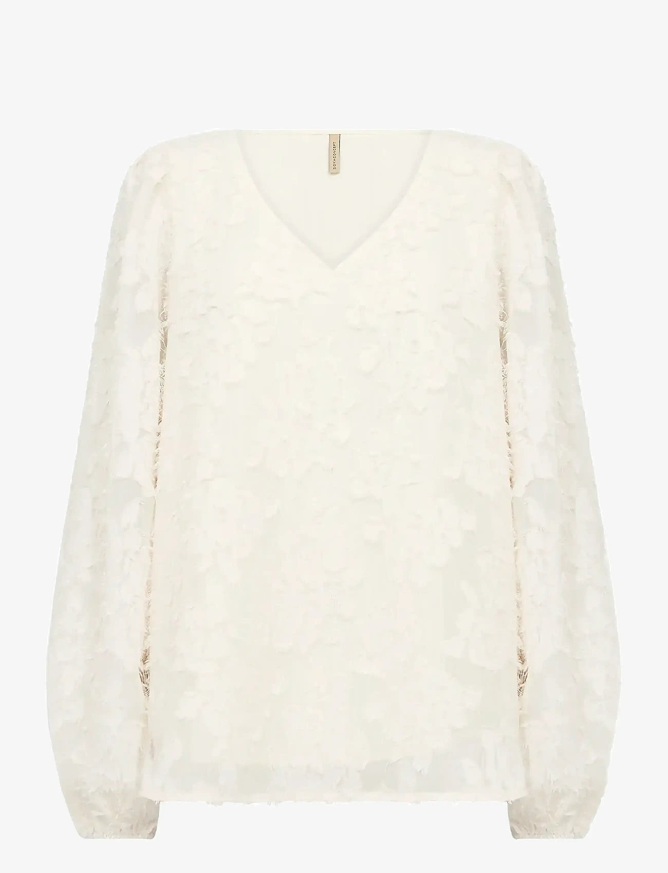 Soyaconcept - SC-ALTHEA - långärmade blusar - 1620 cream - 1