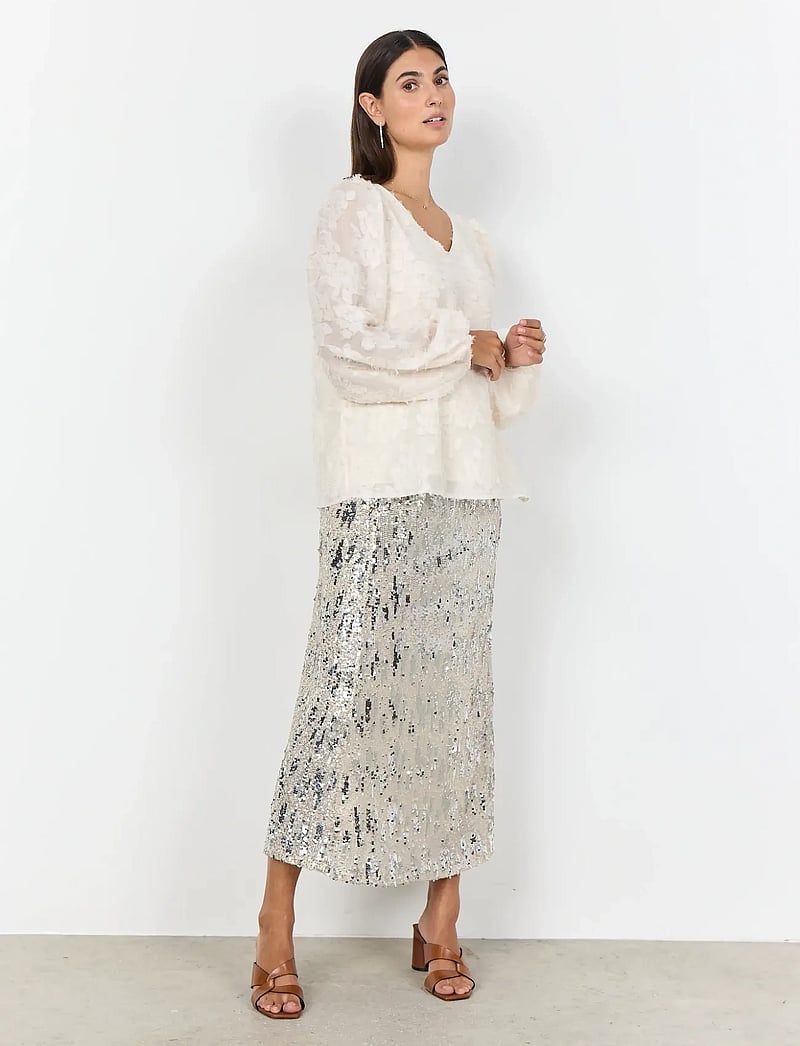 Soyaconcept - SC-ALTHEA - langærmede bluser - 1620 cream - 3