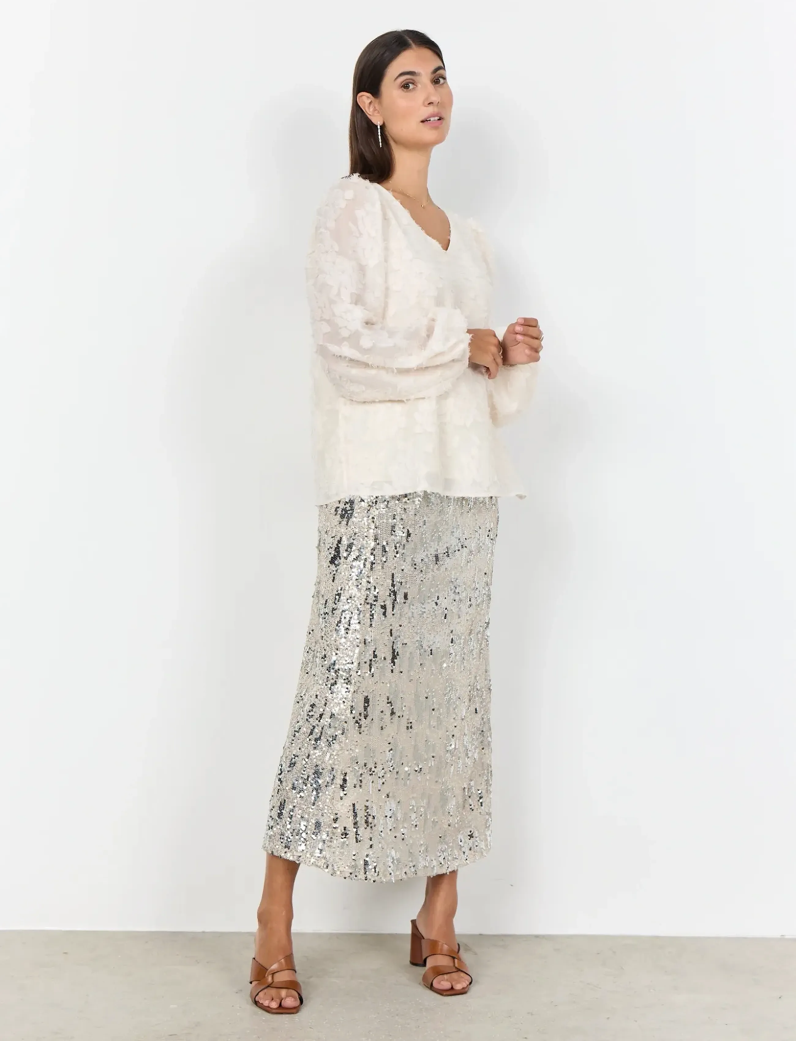 Soyaconcept - SC-ALTHEA - langärmlige blusen - 1620 cream - 3