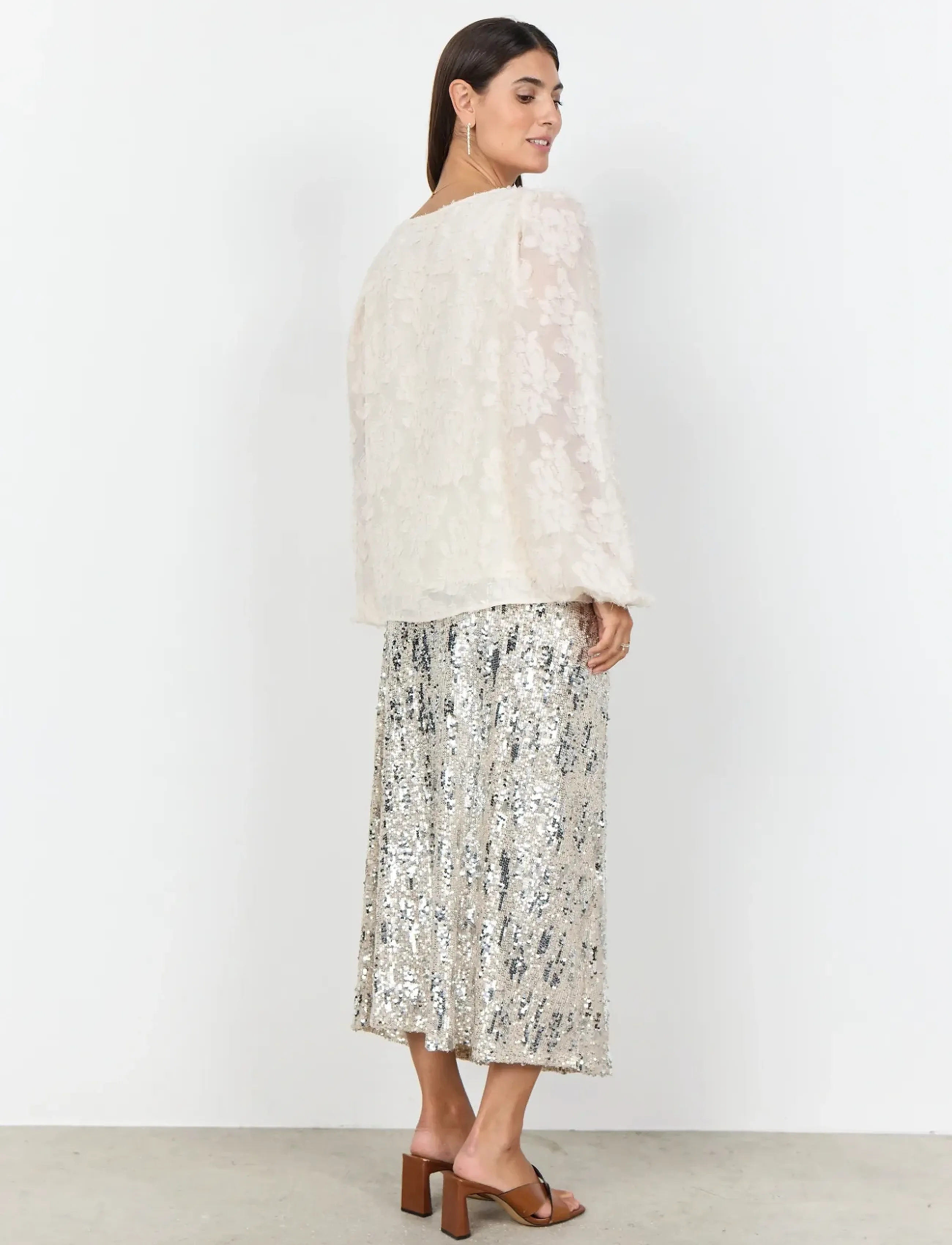 Soyaconcept - SC-ALTHEA - langärmlige blusen - 1620 cream - 5