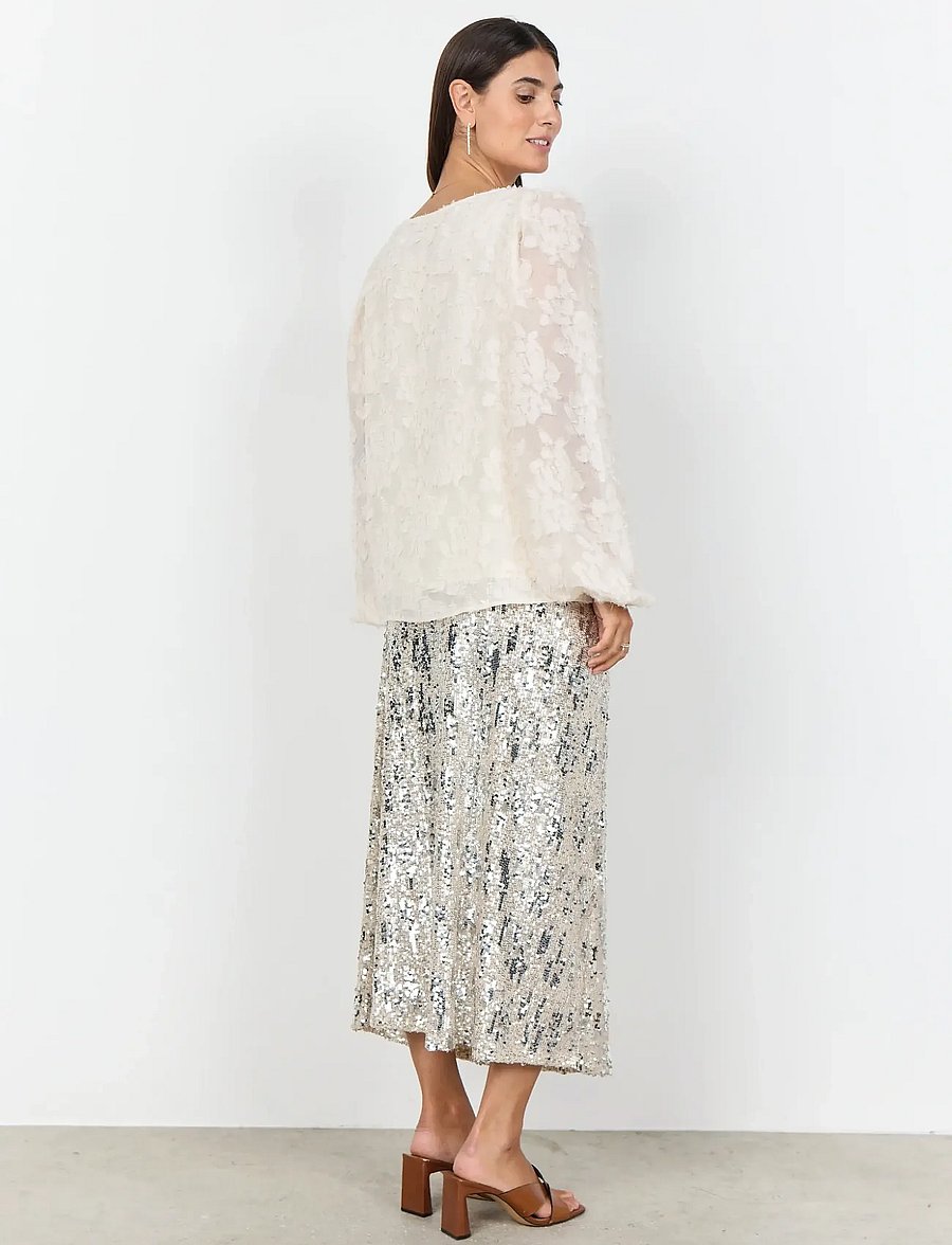 Soyaconcept - SC-ALTHEA - langärmlige blusen - 1620 cream - 5