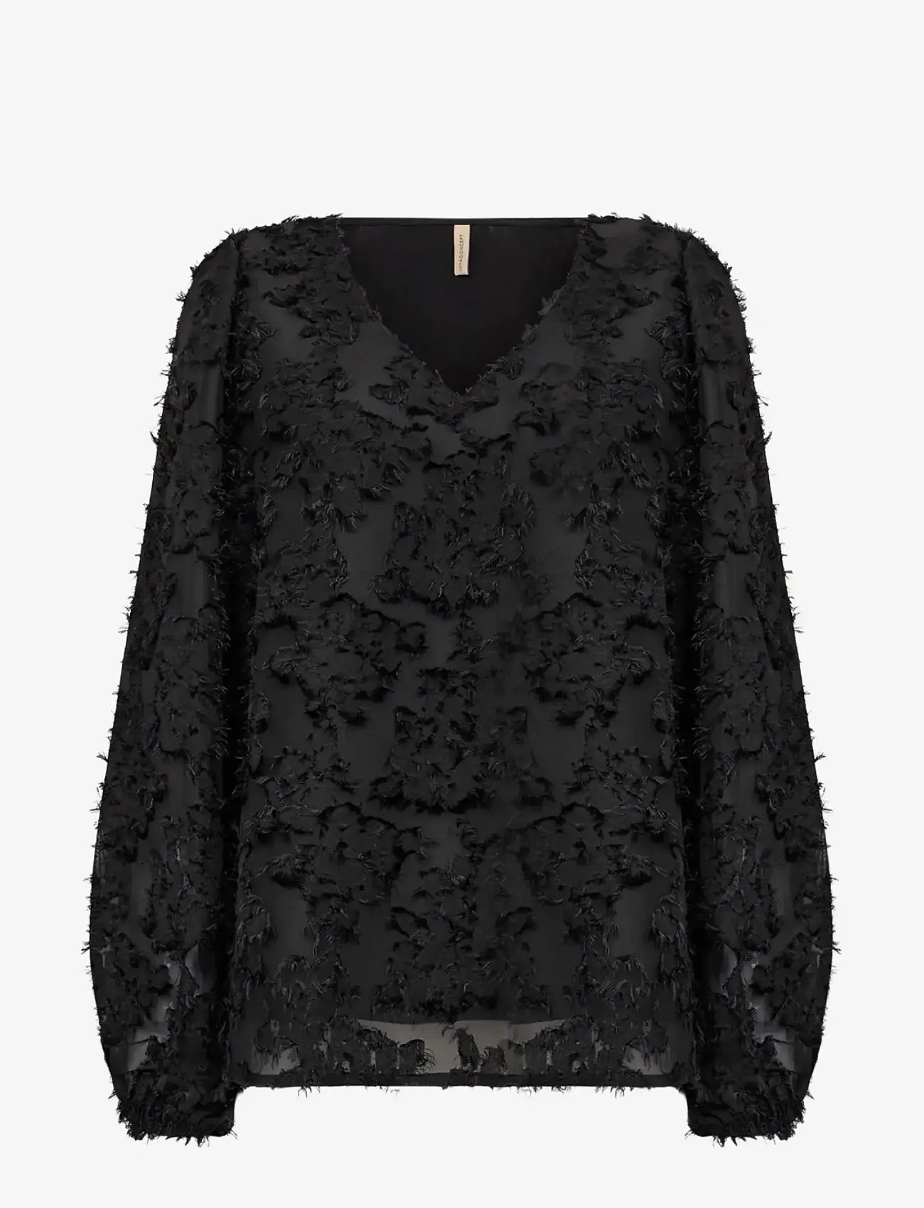 Soyaconcept - SC-ALTHEA - pikkade varrukatega pluusid - 9999 black - 1