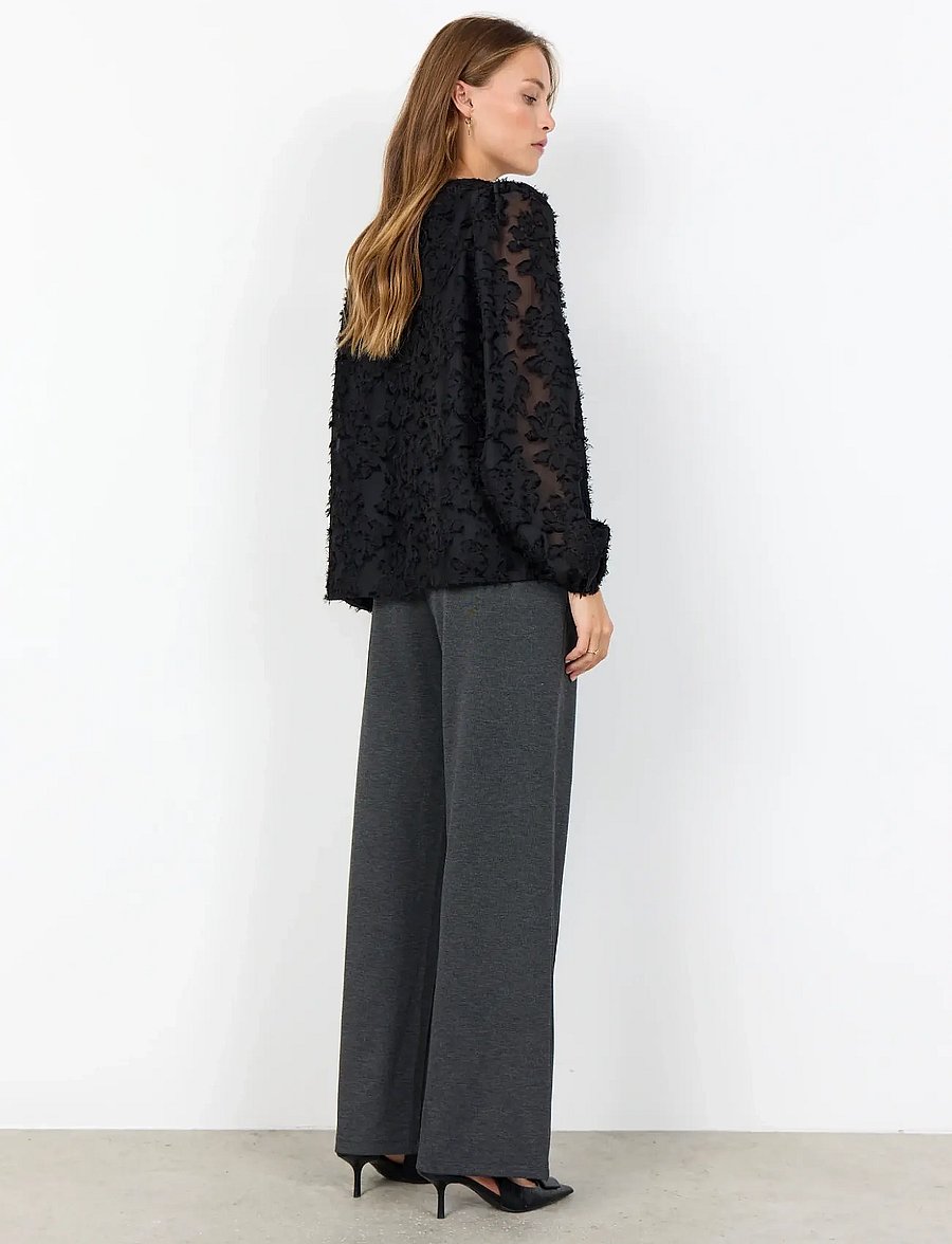 Soyaconcept - SC-ALTHEA - langärmelige blusen - 9999 black - 3