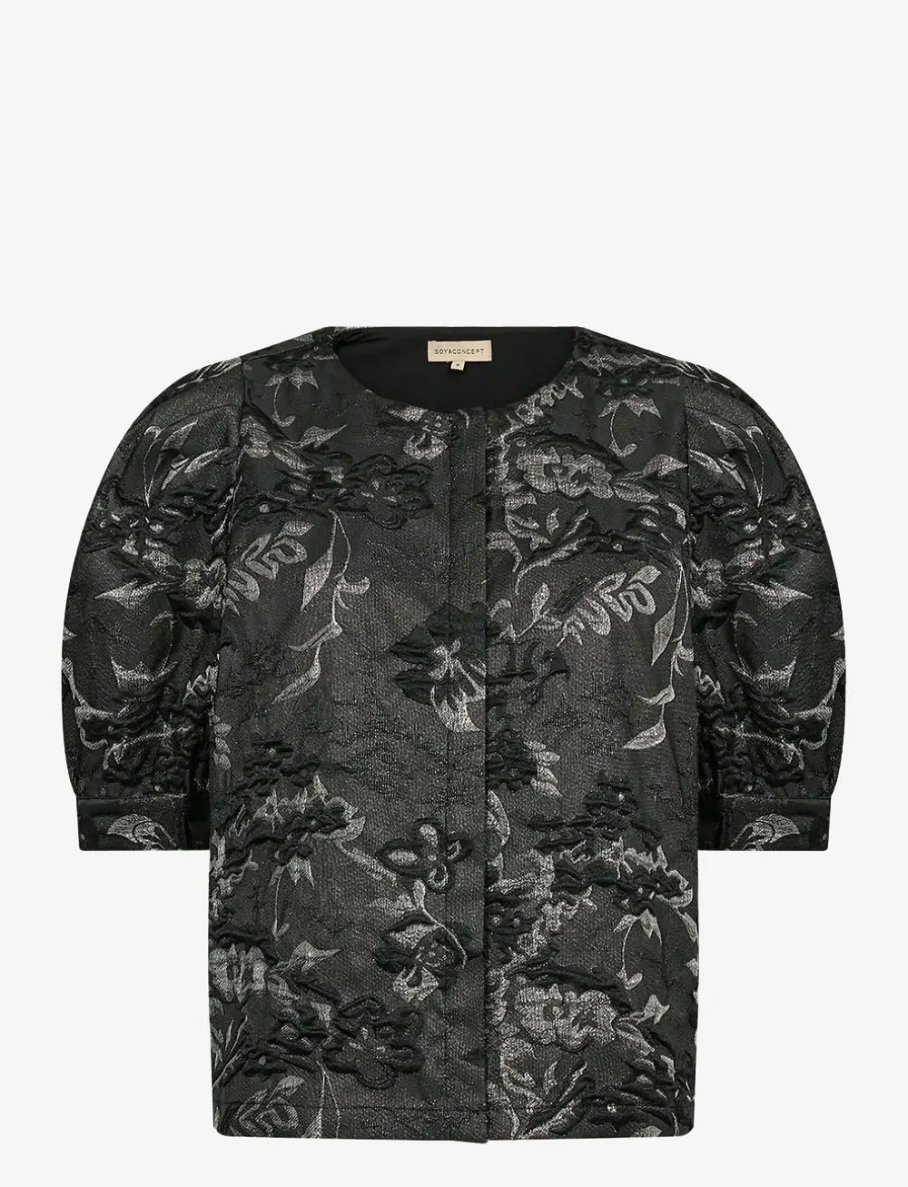 Soyaconcept - SC-APRIL - cropped-blazer - 9999 black combi - 1