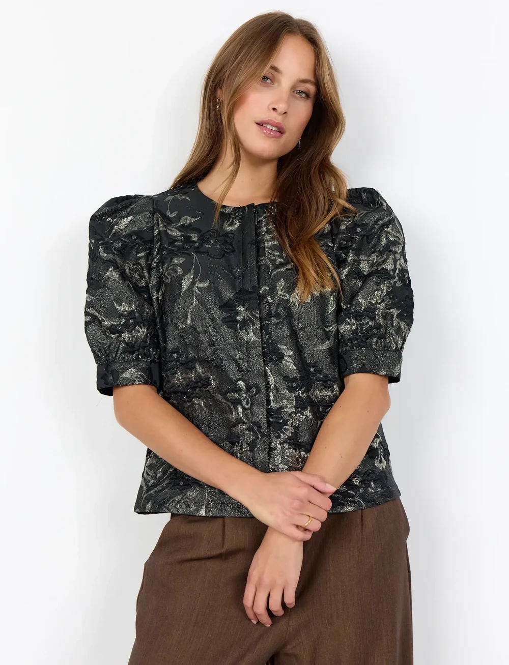 Soyaconcept - SC-APRIL - cropped-blazer - 9999 black combi - 0