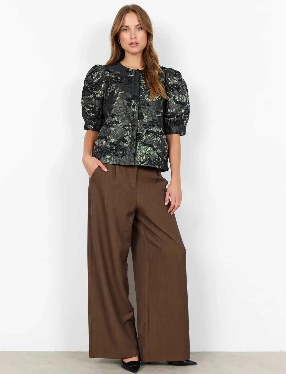 Soyaconcept - SC-APRIL - cropped-blazer - 9999 black combi - 4