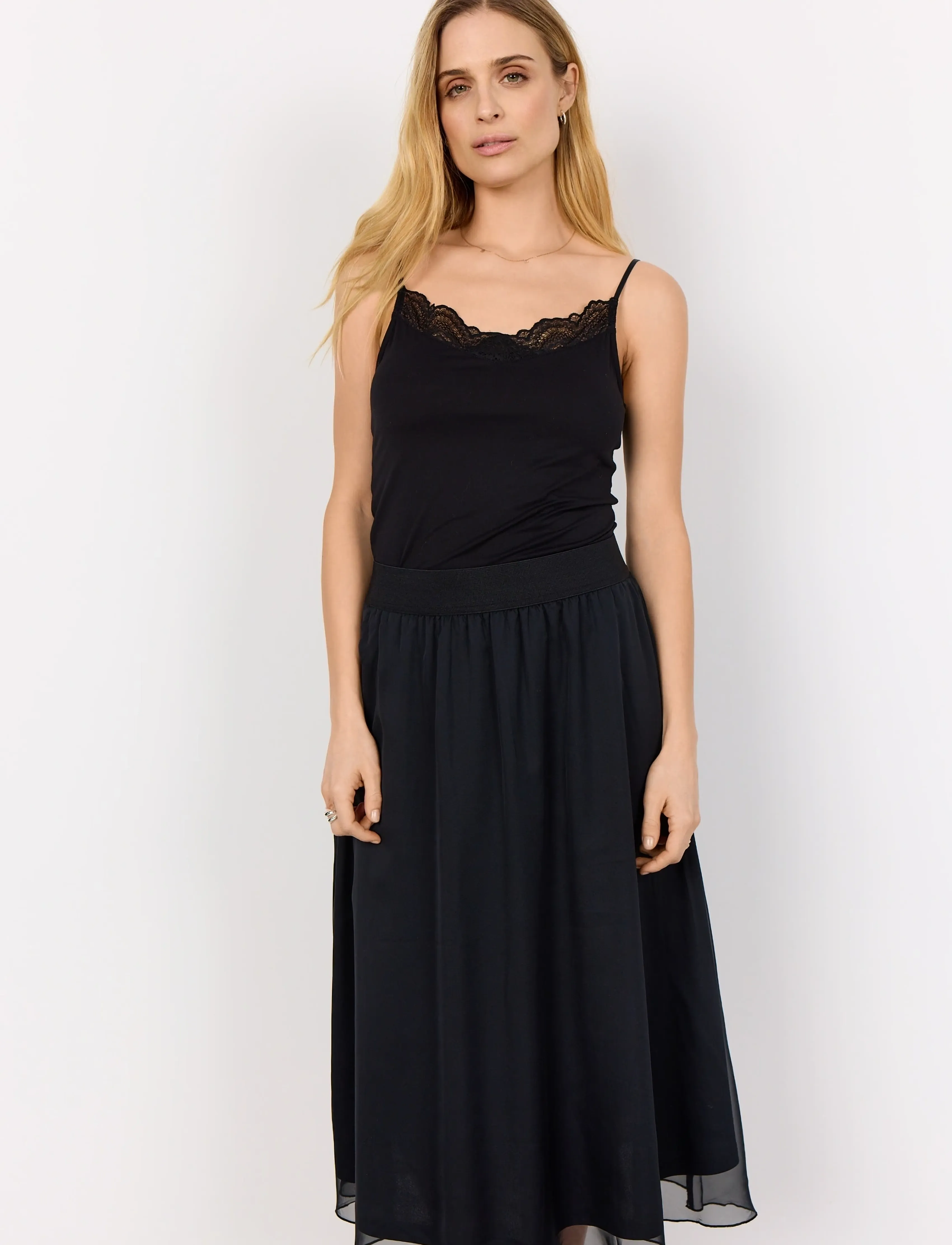 Soyaconcept SC-ANNE - Midi-Röcke - 9999 BLACK / black