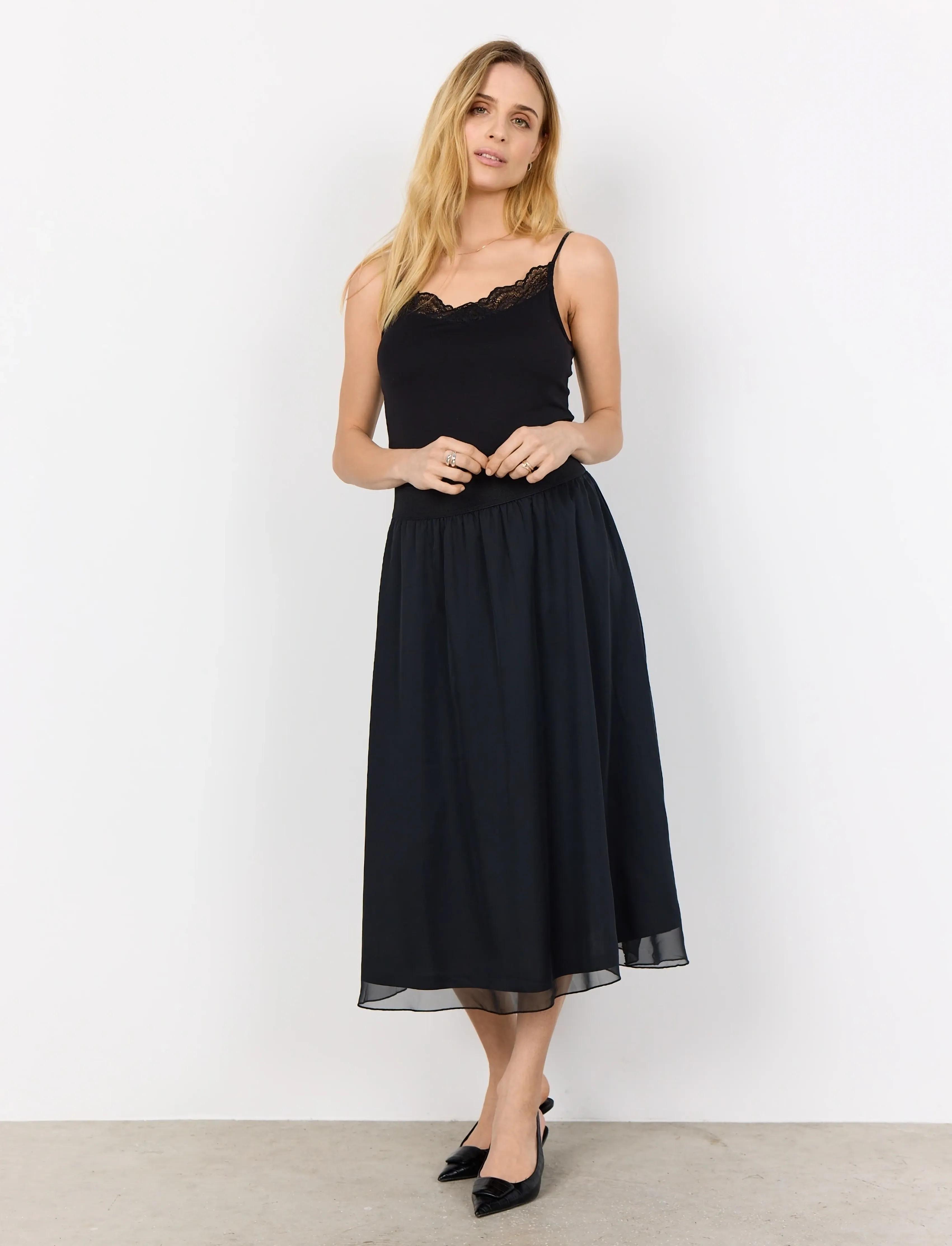 Soyaconcept - SC-ANNE - jupes midi - 9999 black - 3