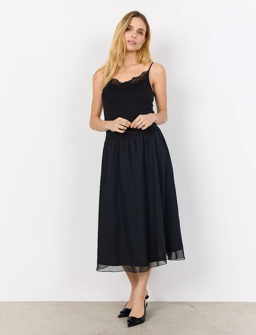 Soyaconcept - SC-ANNE - midi-röcke - 9999 black - 3