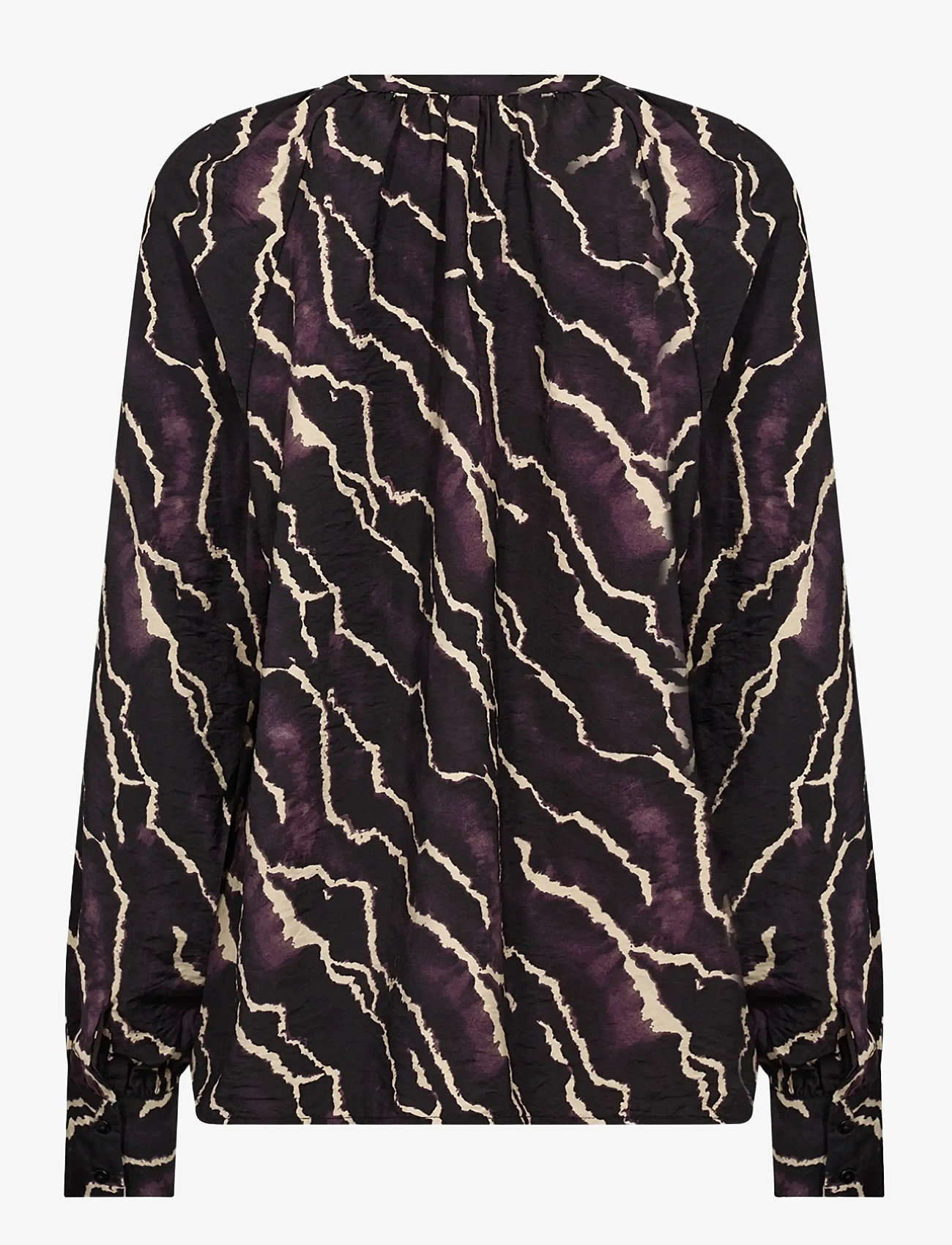 Soyaconcept - SC-ANYA - langärmlige blusen - 5120c plum perfect combi - 2