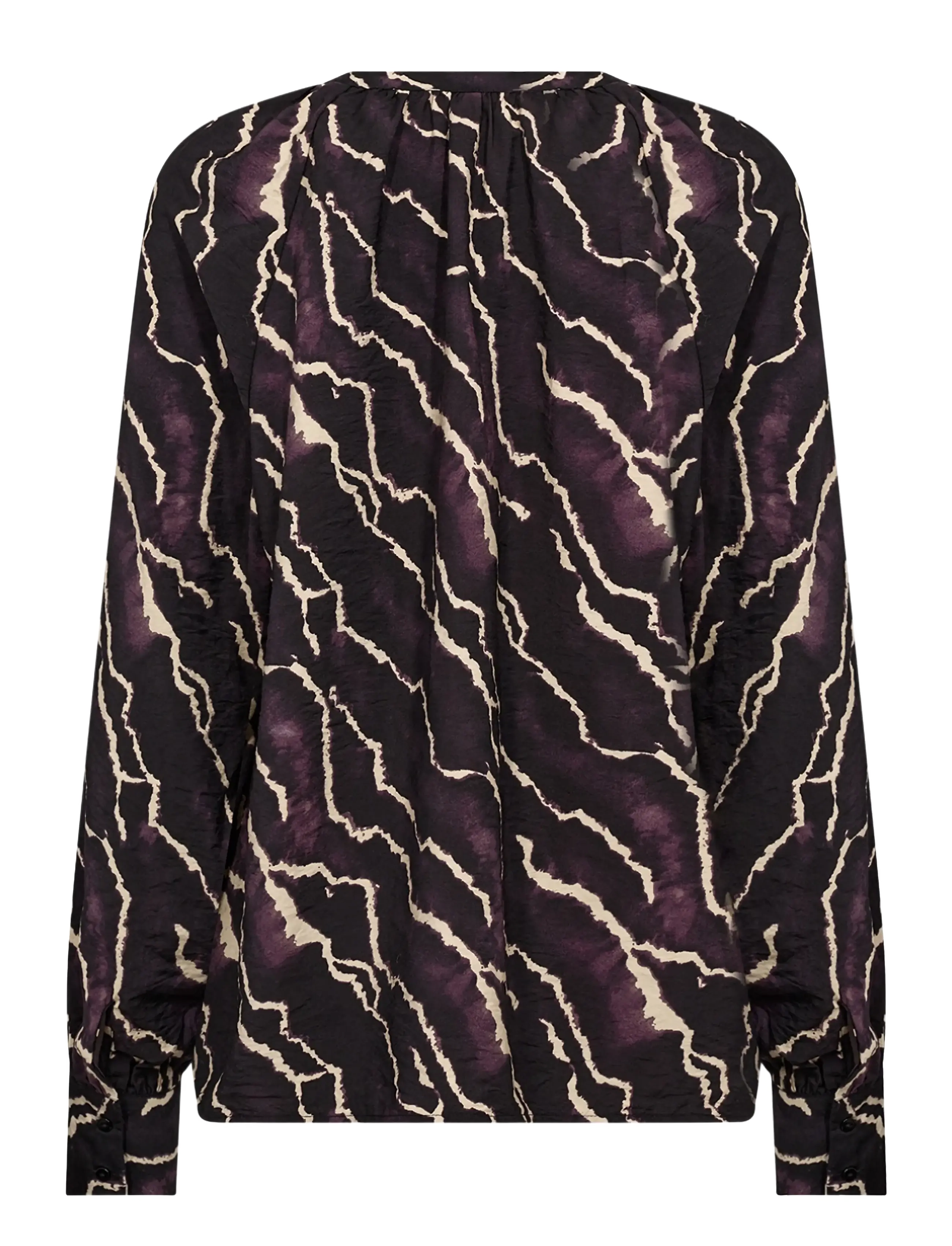 Soyaconcept - SC-ANYA - langärmlige blusen - 5120c plum perfect combi - 2