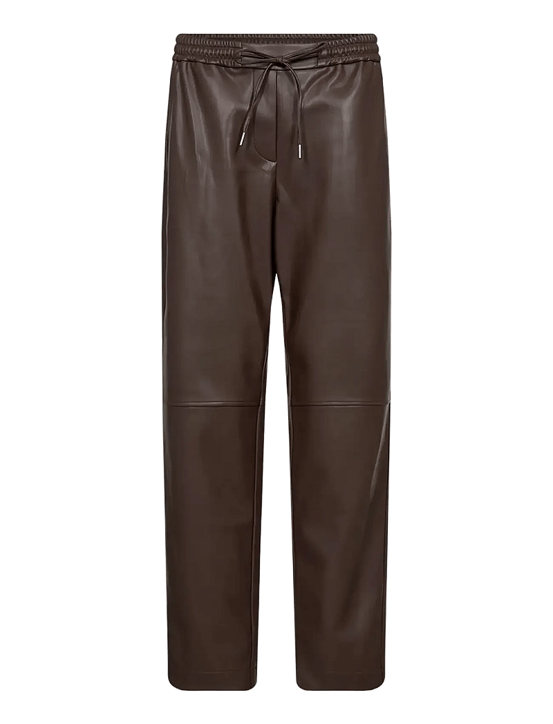 Soyaconcept - SC-BECKIE - pantalons en cuir - 8694 hot fudge - 1