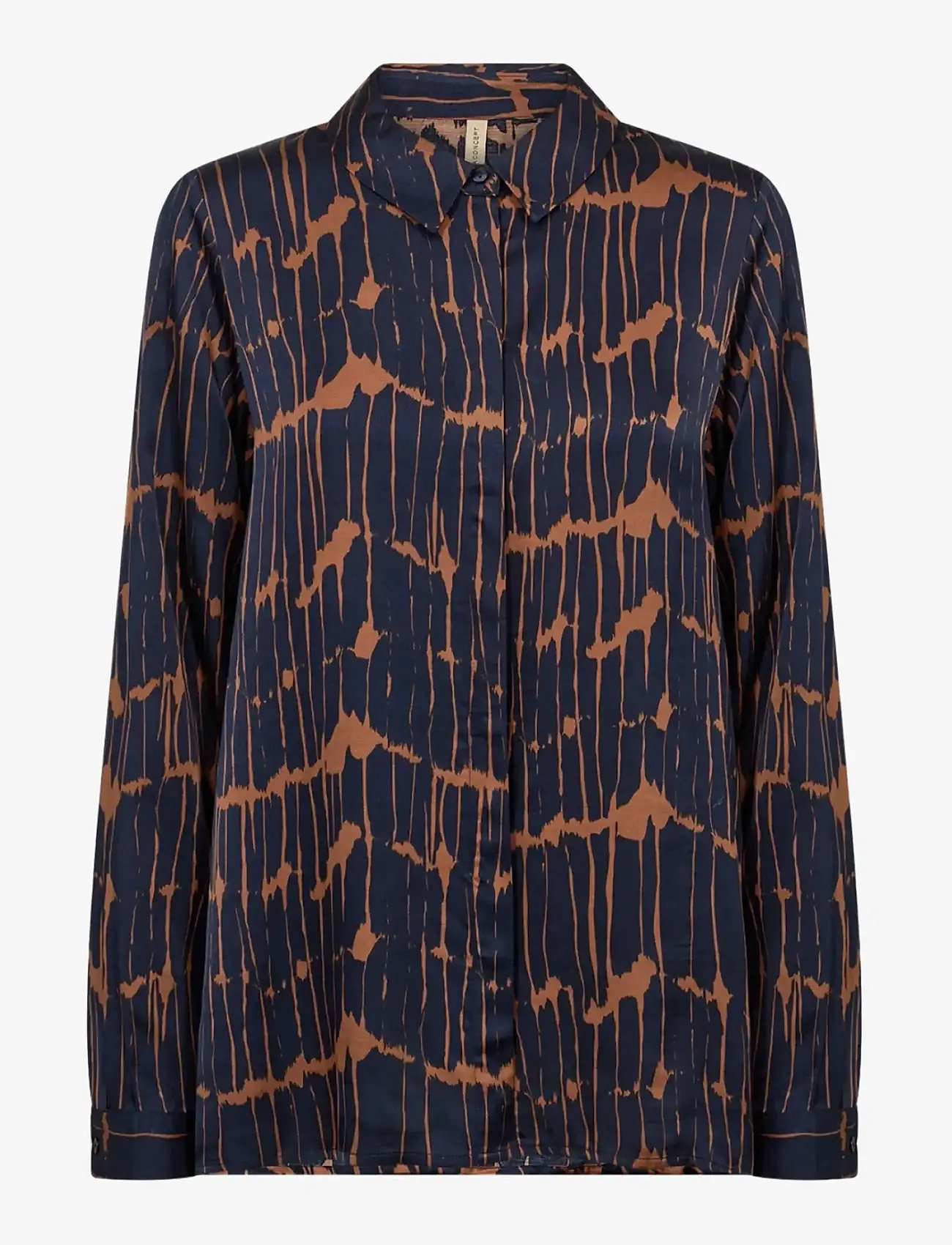 Soyaconcept - SC-ARLETTE - long-sleeved blouses - 6905c navy blazer combi - 0