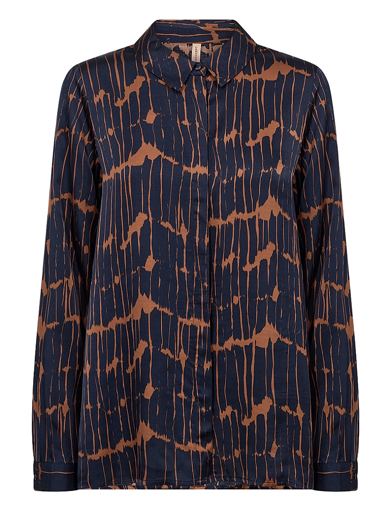 Soyaconcept - SC-ARLETTE - langærmede skjorter - 6905c navy blazer combi - 1