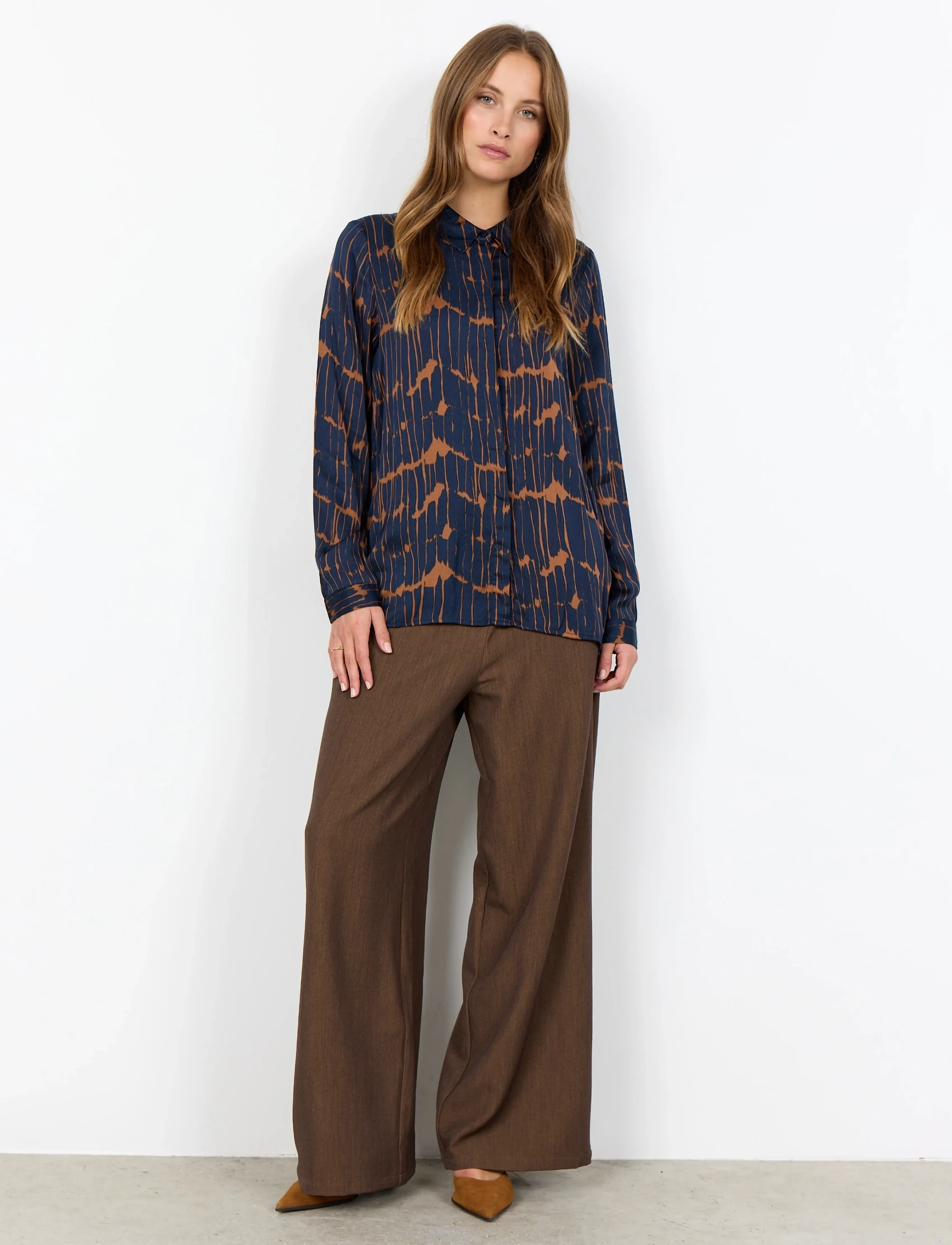 Soyaconcept - SC-ARLETTE - pikkade varrukatega pluusid - 6905c navy blazer combi - 3