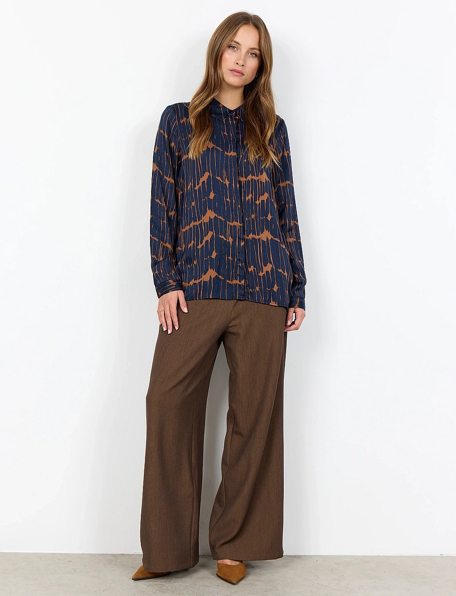 Soyaconcept - SC-ARLETTE - langærmede skjorter - 6905c navy blazer combi - 3