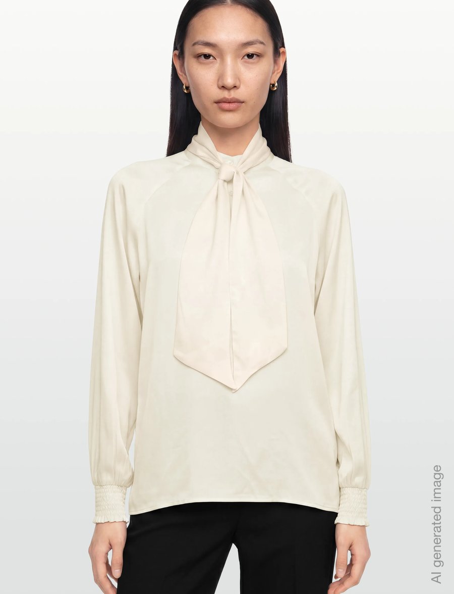 Soyaconcept - SC-HOPE - långärmade blusar - 1620 cream - 3