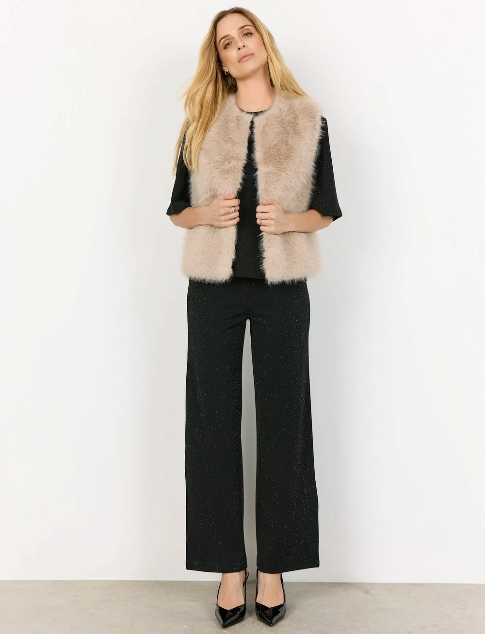 Soyaconcept - SC-NAIDA - strikveste - 1620 cream - 3