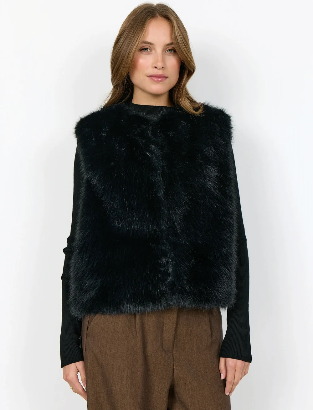 Soyaconcept - SC-NAIDA - strikveste - 9999 black - 0